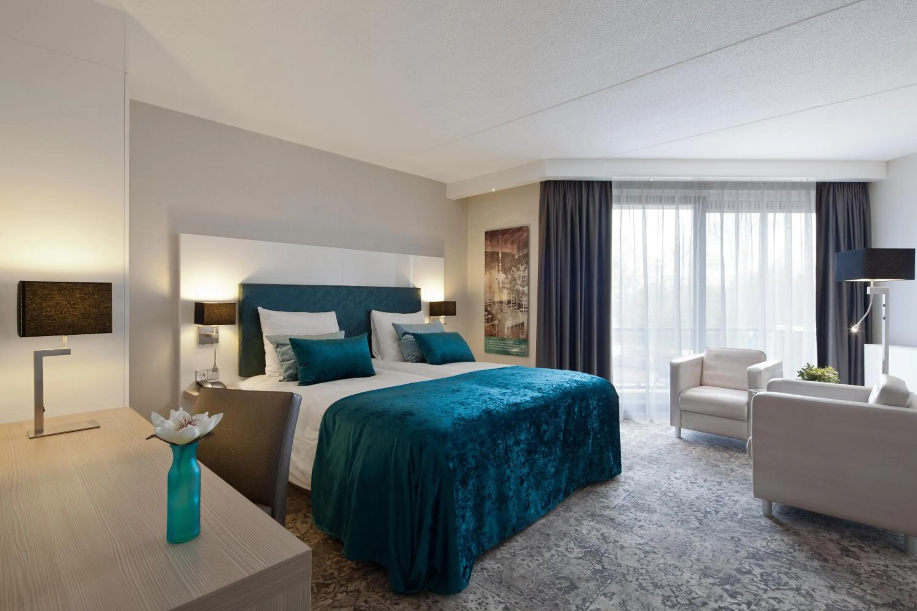 Comfort Room with balcony (courtyard view) in Van der Valk Hotel Leiden