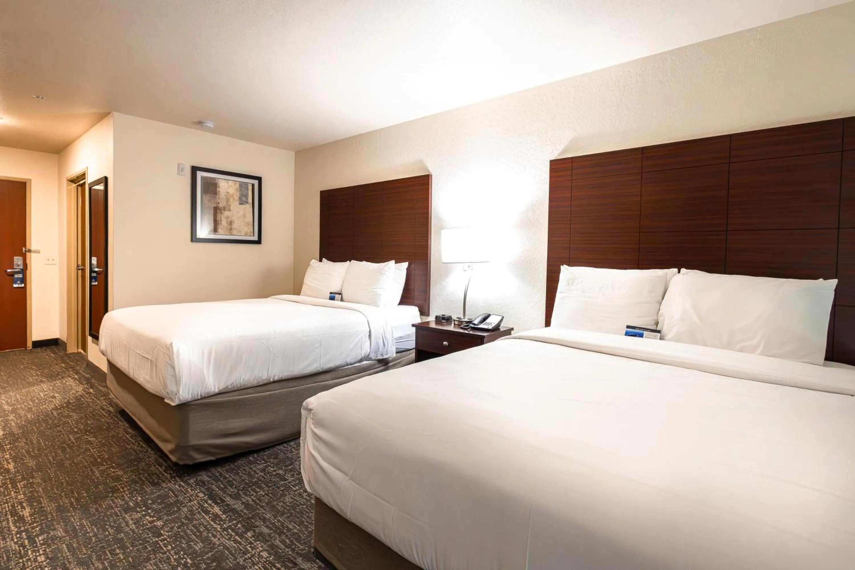 Queen Room with Two Queen Beds - Non-Smoking in Cobblestone Inn & Suites - Big Lake