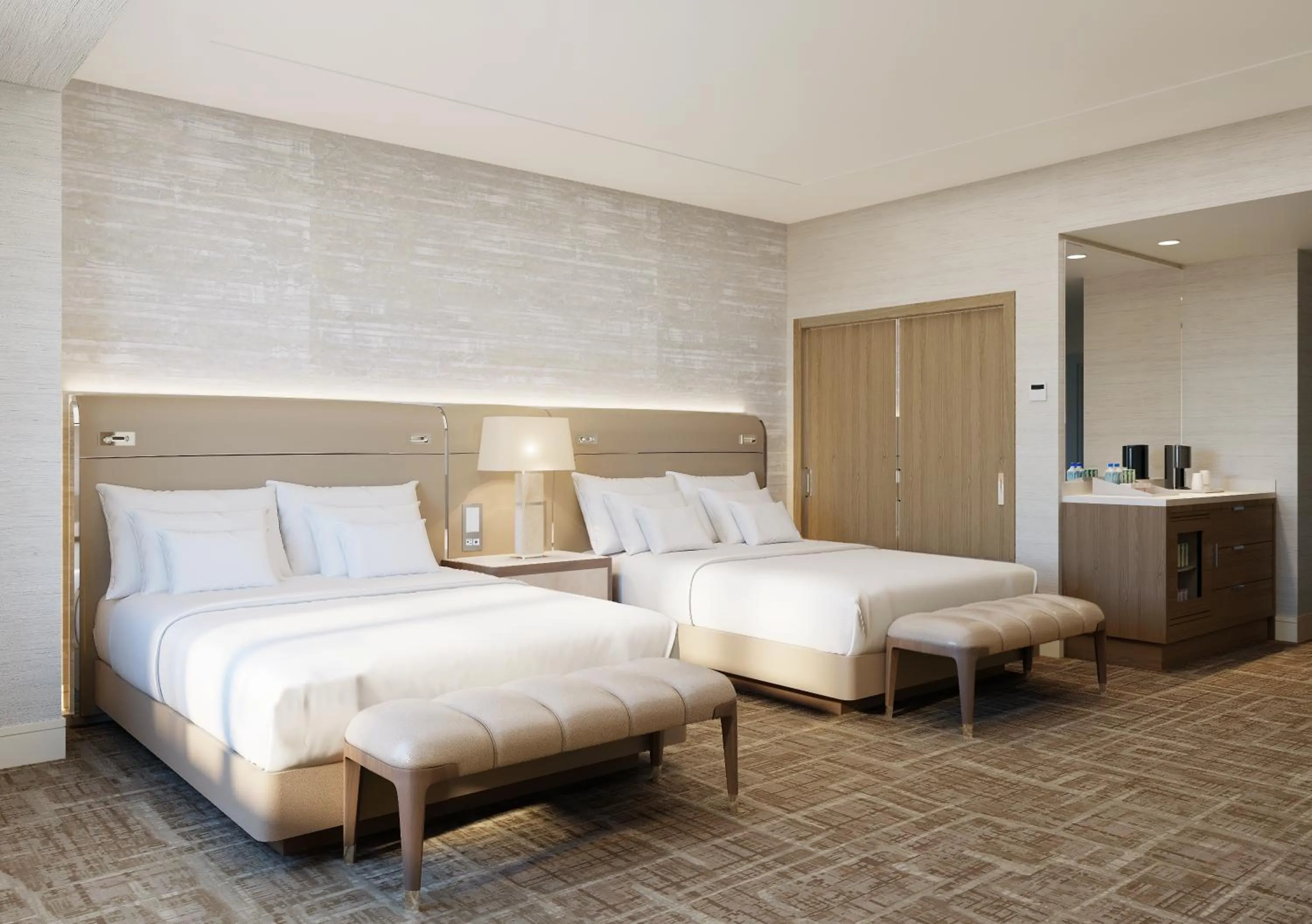 	 Resort View Two Queen - NEWLY REMODELED in Green Valley Ranch Resort Spa Casino