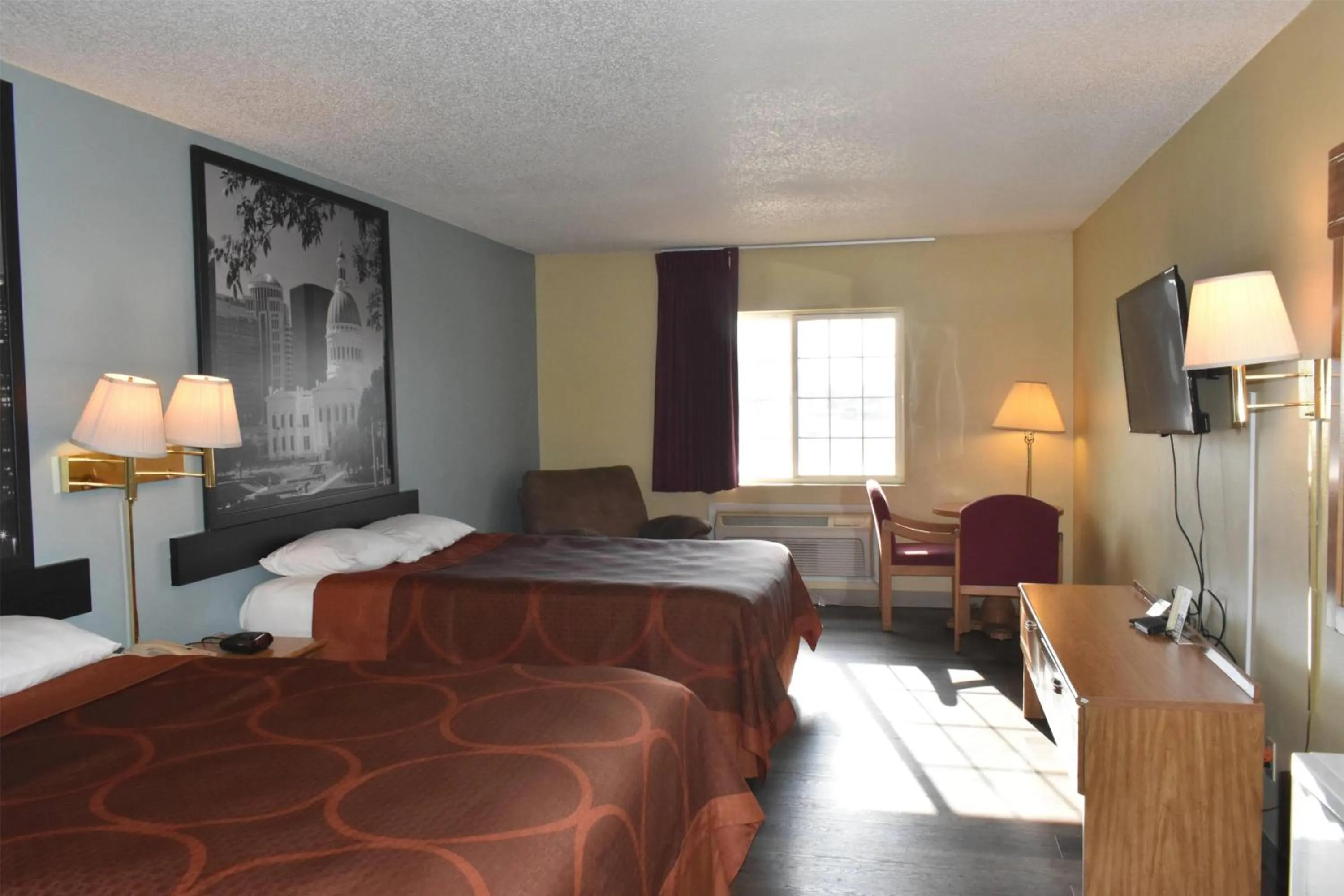 Queen Room with Two Queen Beds - Non-Smoking in Super 8 by Wyndham Carthage
