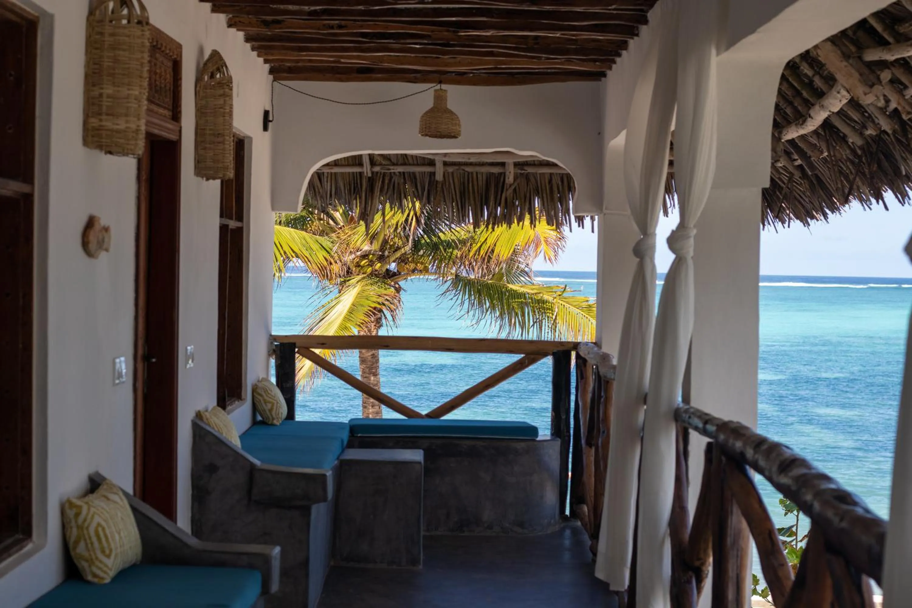 Deluxe Room with Terrace in Nest Style Beach Hotel Zanzibar