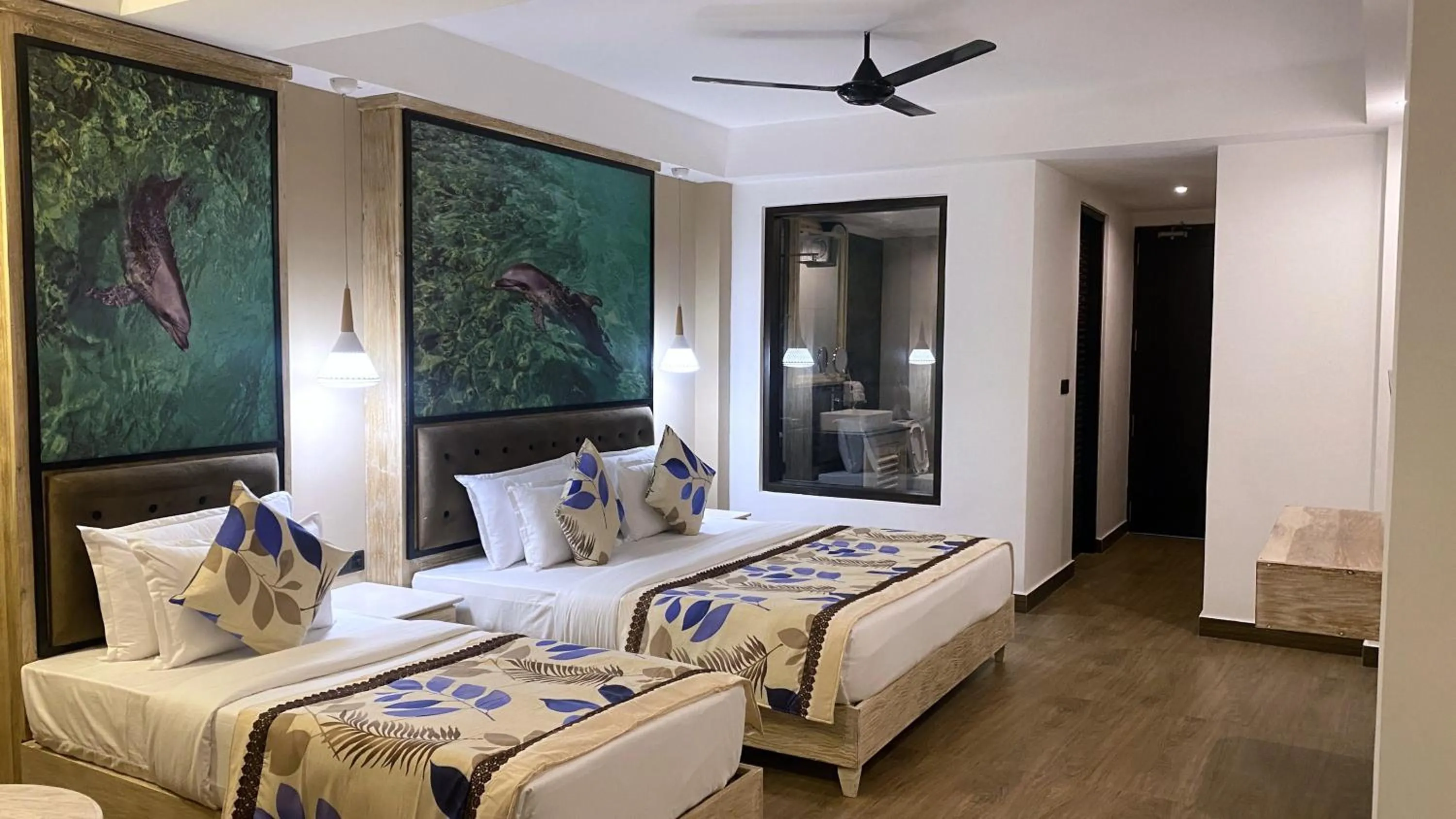 Deluxe Triple Room in Emerald Bay Resort Mirissa