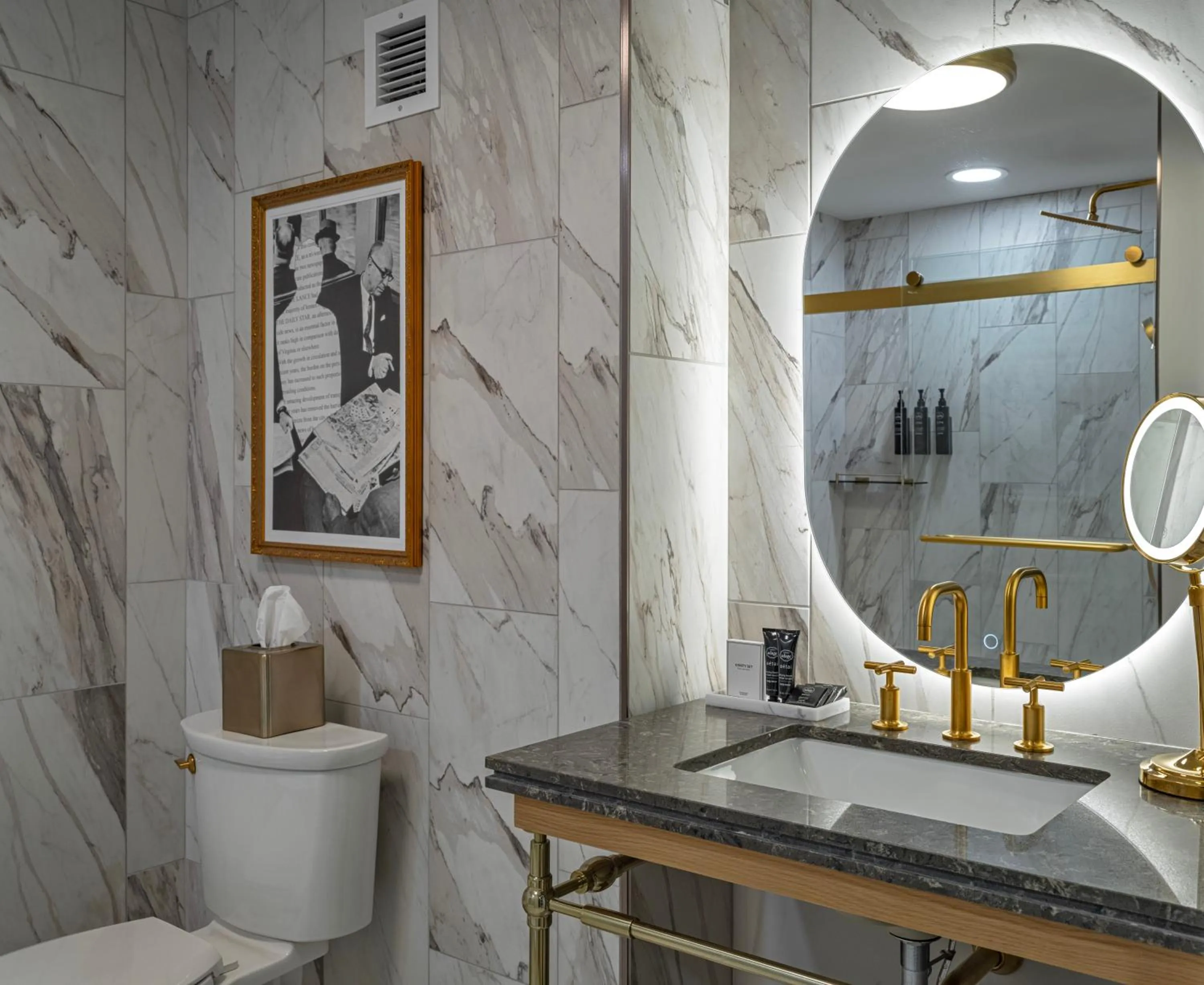 Deluxe Queen Room with Two Queen Beds and Balcony in The Publisher, Downtown Fredericksburg, a Tribute Portfolio Hotel