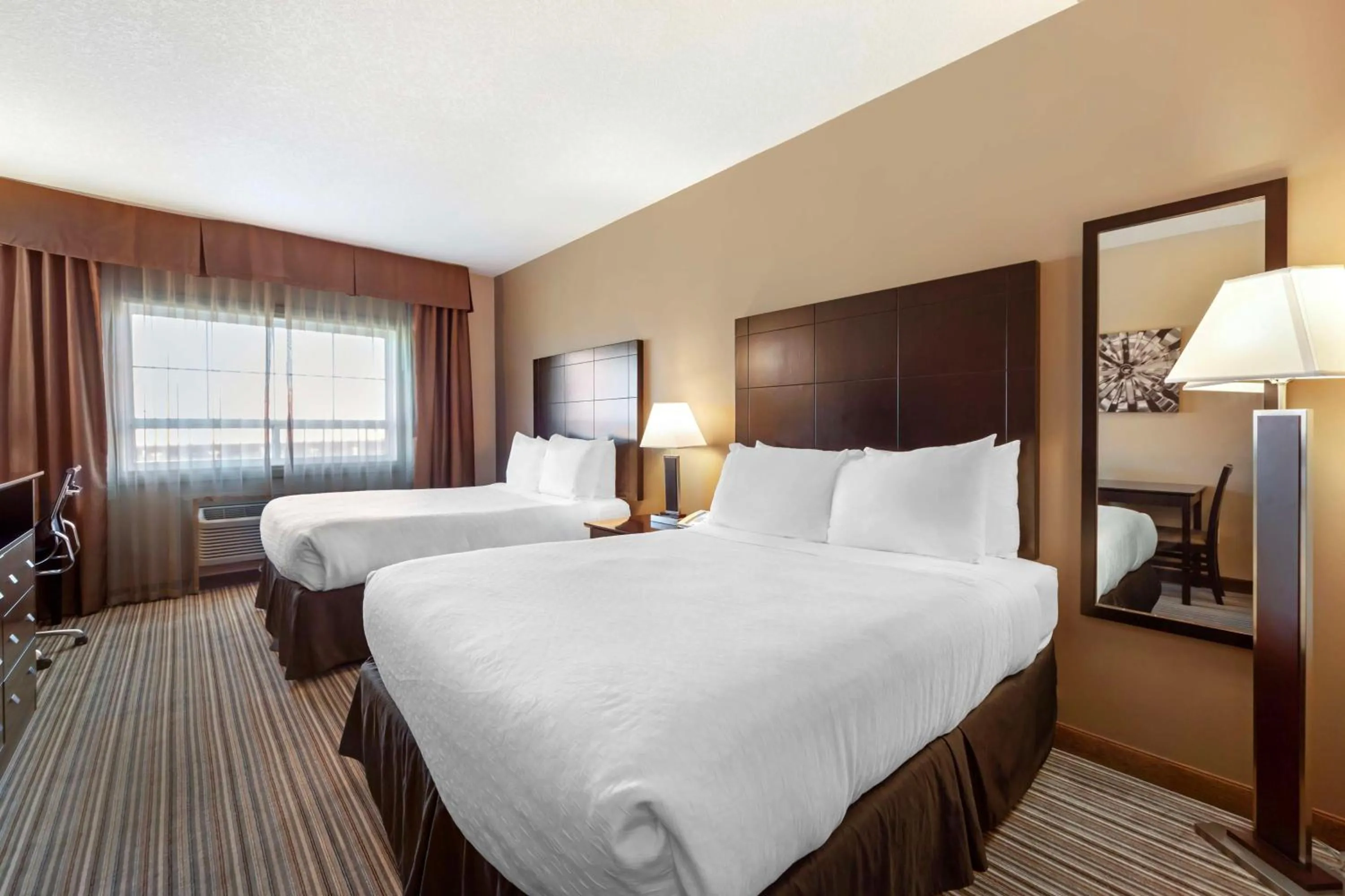 Larger Queen Room with Two Queen Beds and Kitchenette - Non-Smoking in Best Western Plus Peace River Hotel & Suites