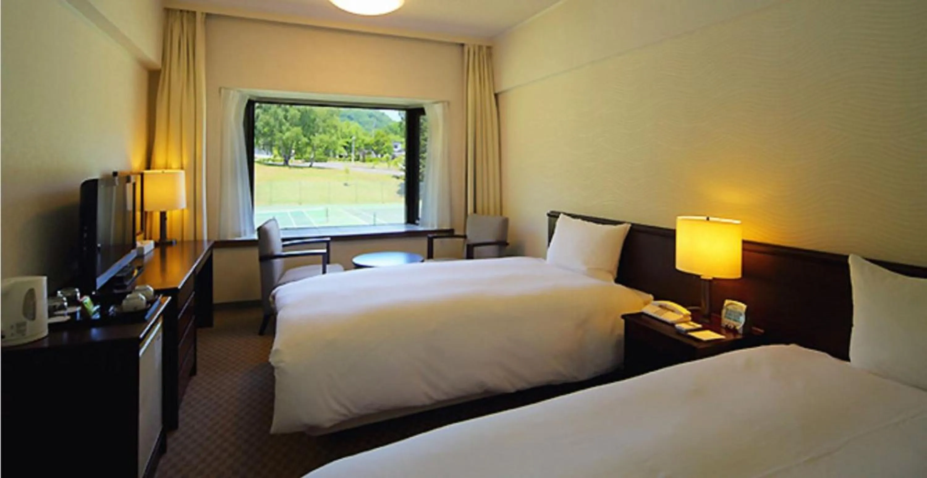 Twin Room with Mountain View - single occupancy in Towada Prince Hotel