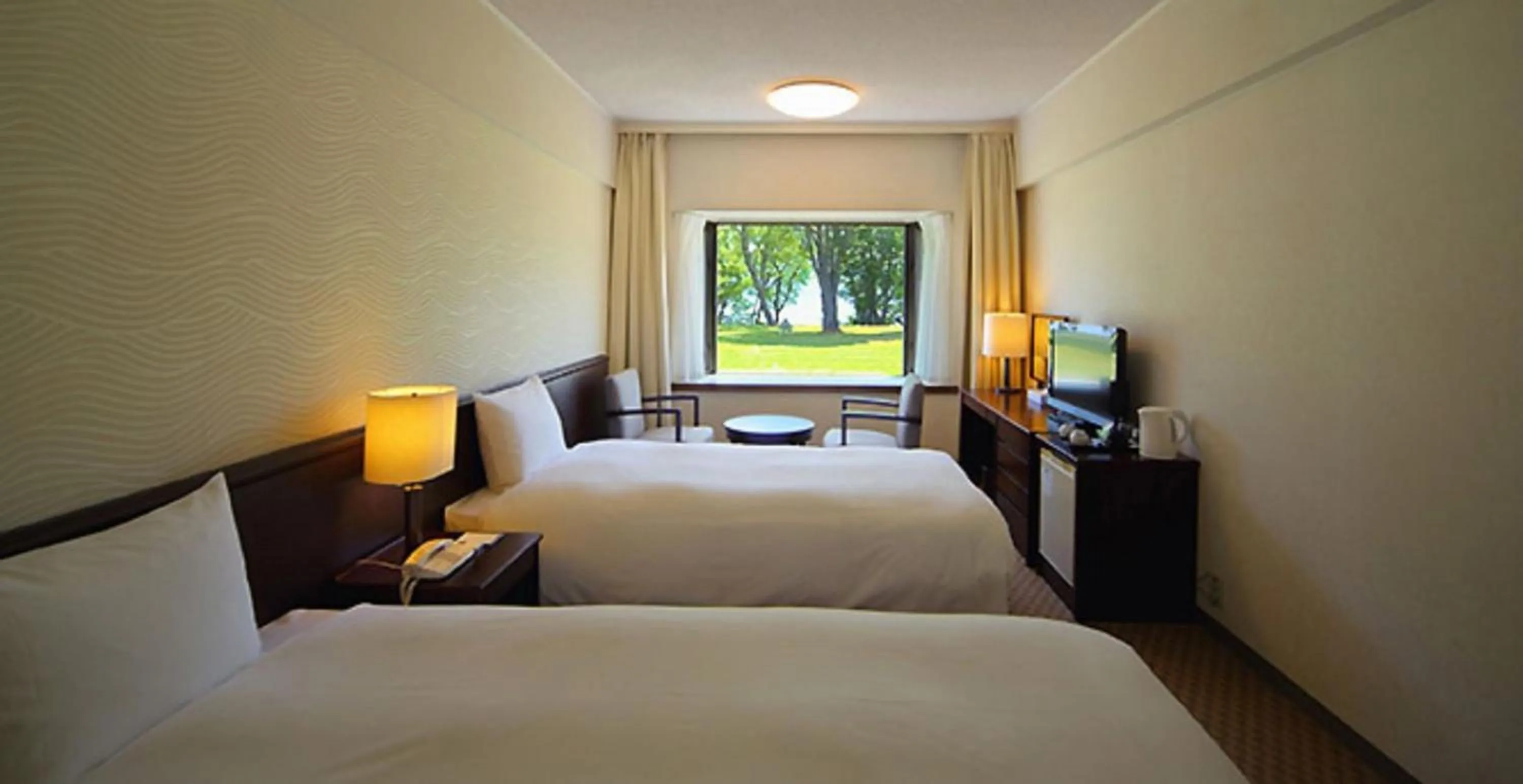 Twin Room with Lake View - single occupancy in Towada Prince Hotel