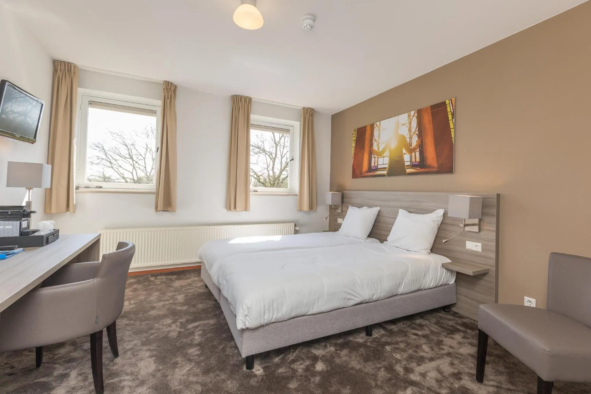 Comfort Double Room in Fletcher Kloosterhotel Willibrordhaeghe