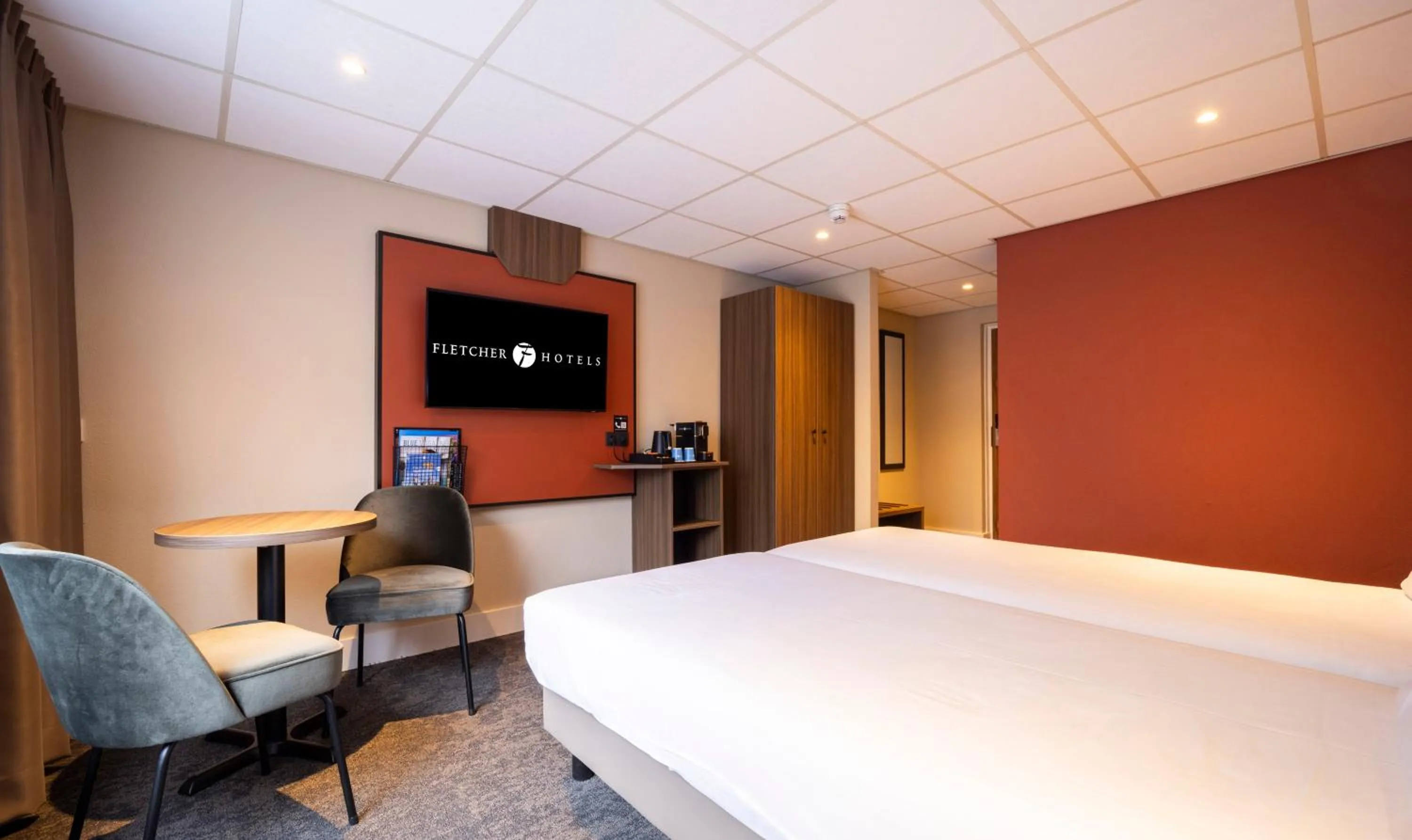 Comfort Double Room in Fletcher Hotel Restaurant Doorwerth - Arnhem