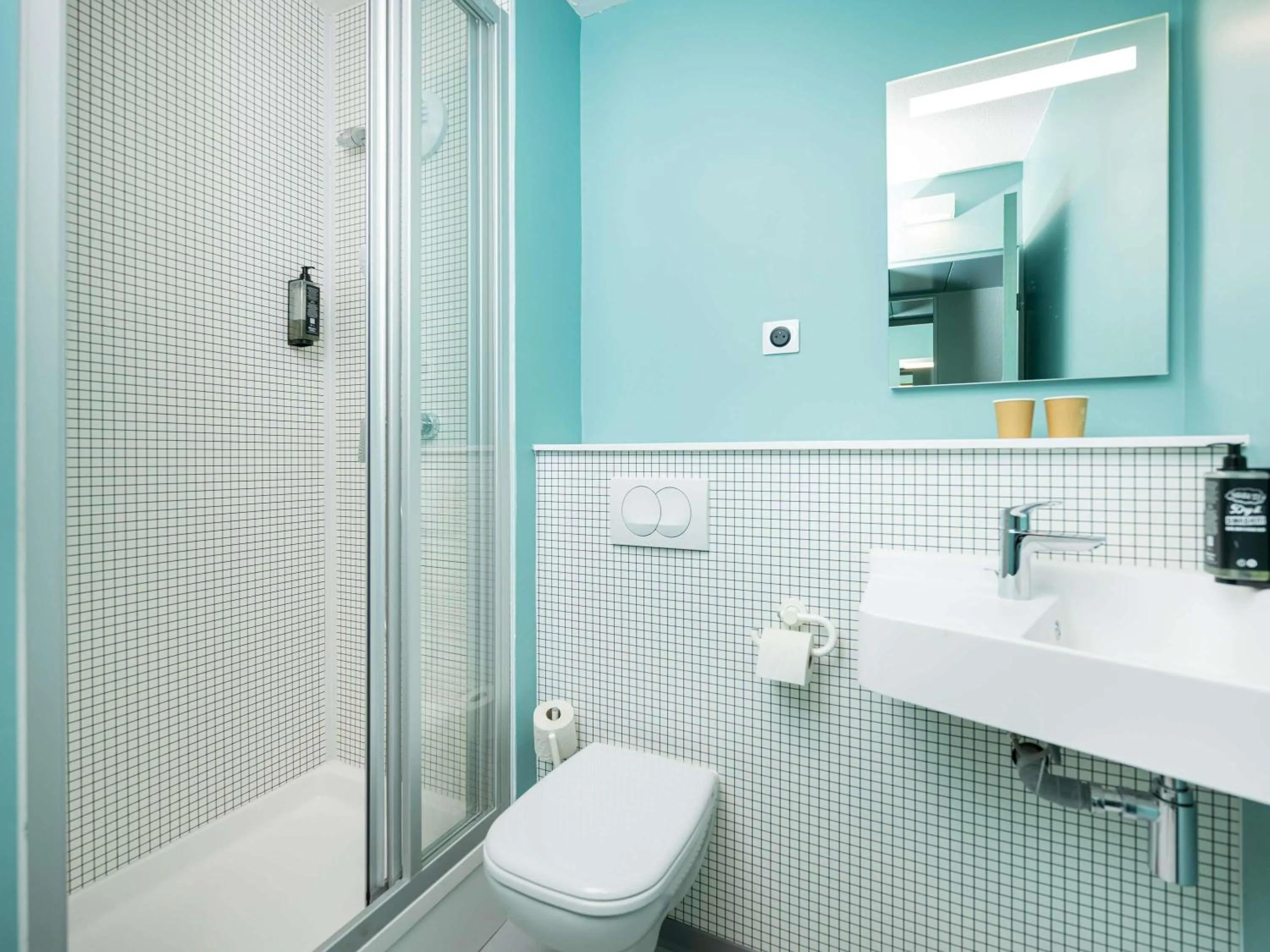 Twin Room in Ibis Budget Lyon Caluire Cité Internationale