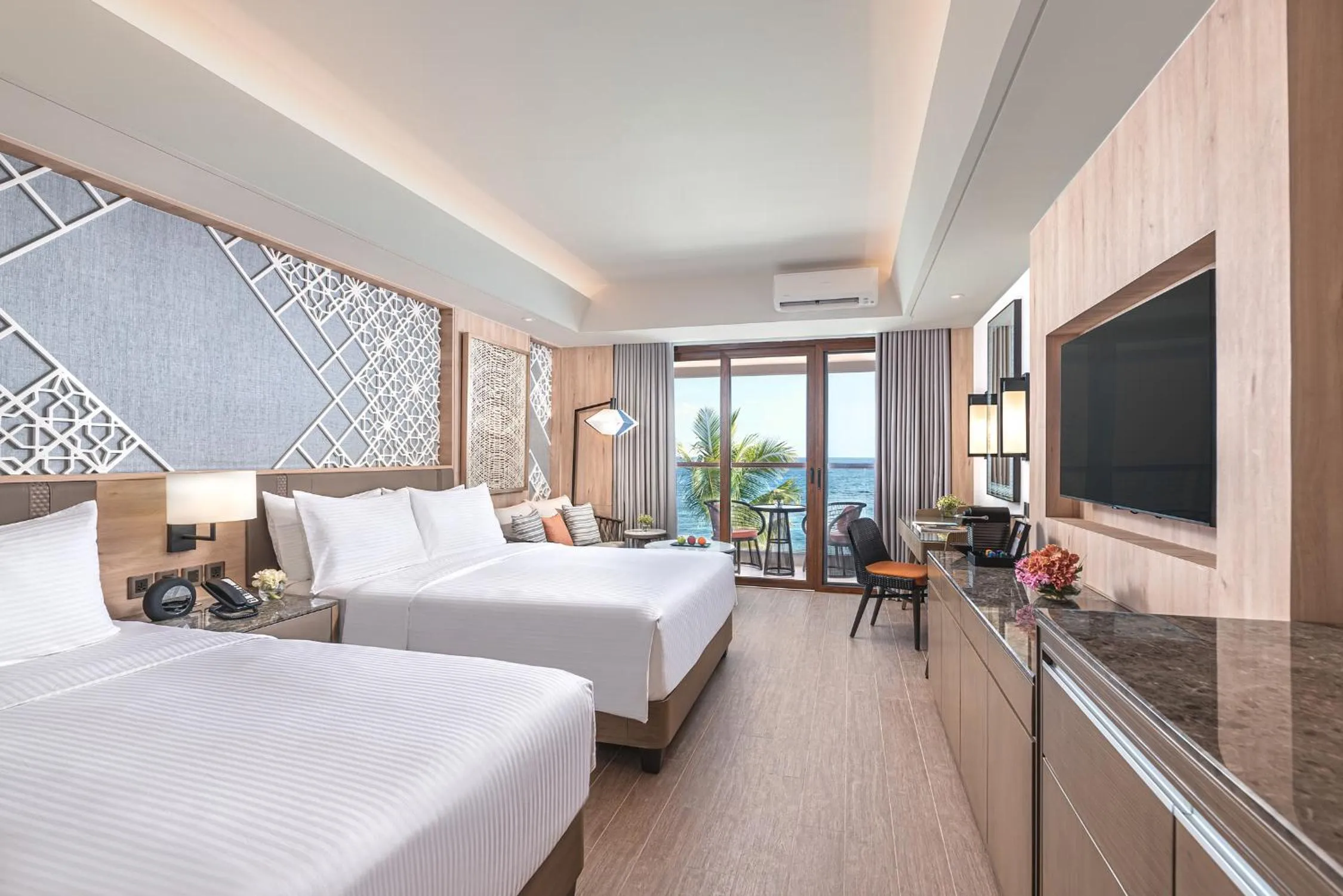 Grand Room with Beach View in Henann Premier Coast Resort