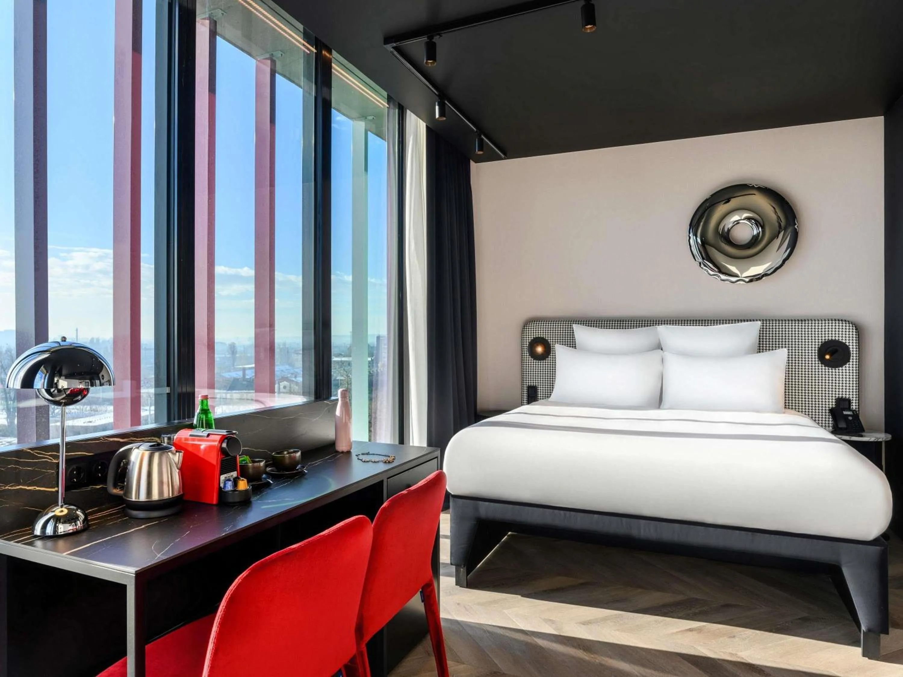 TRIBE Extra Queen Room with Sofa Bed in TRIBE Budapest Stadium