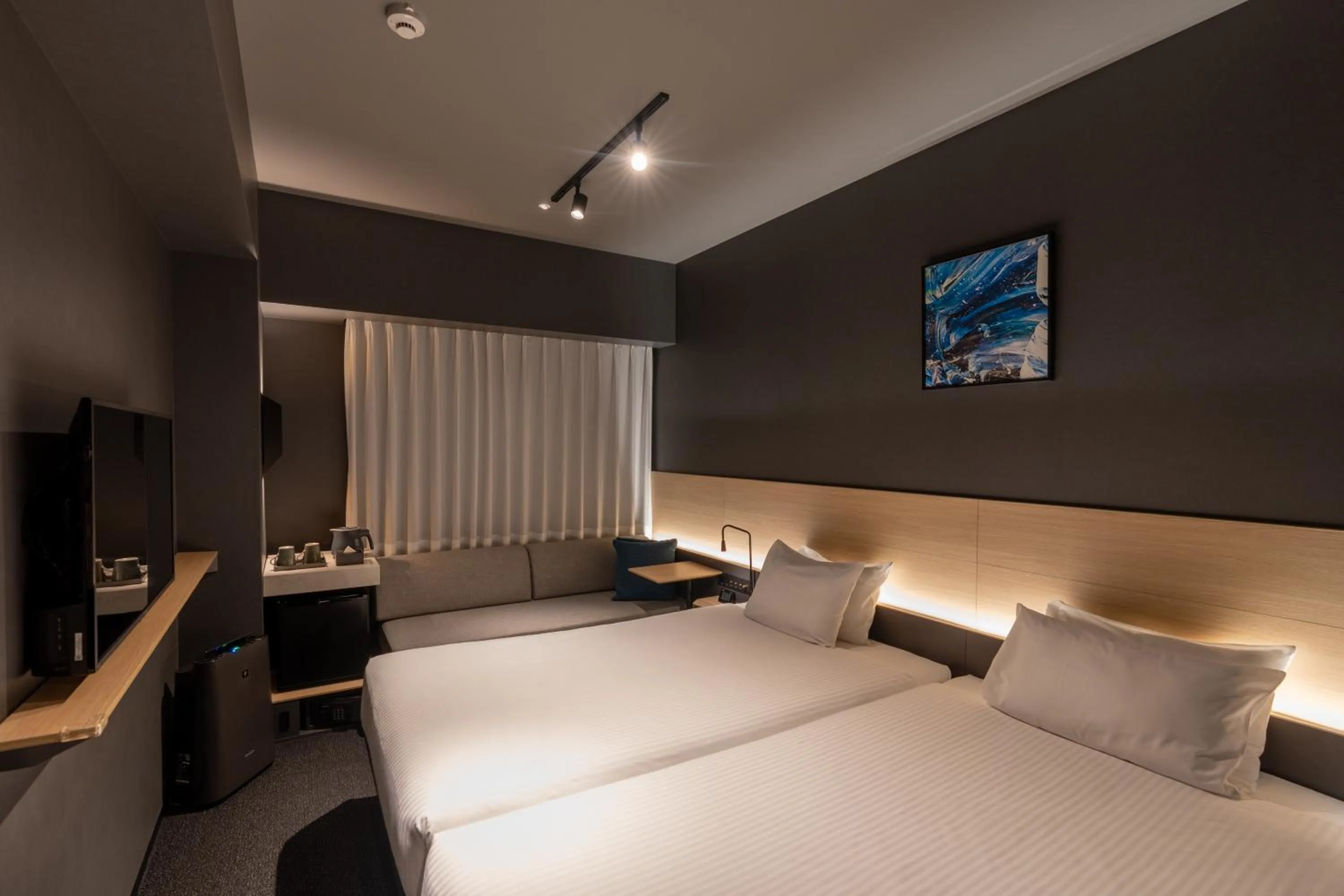 Twin Room in Grids Premium Hotel Kumamoto