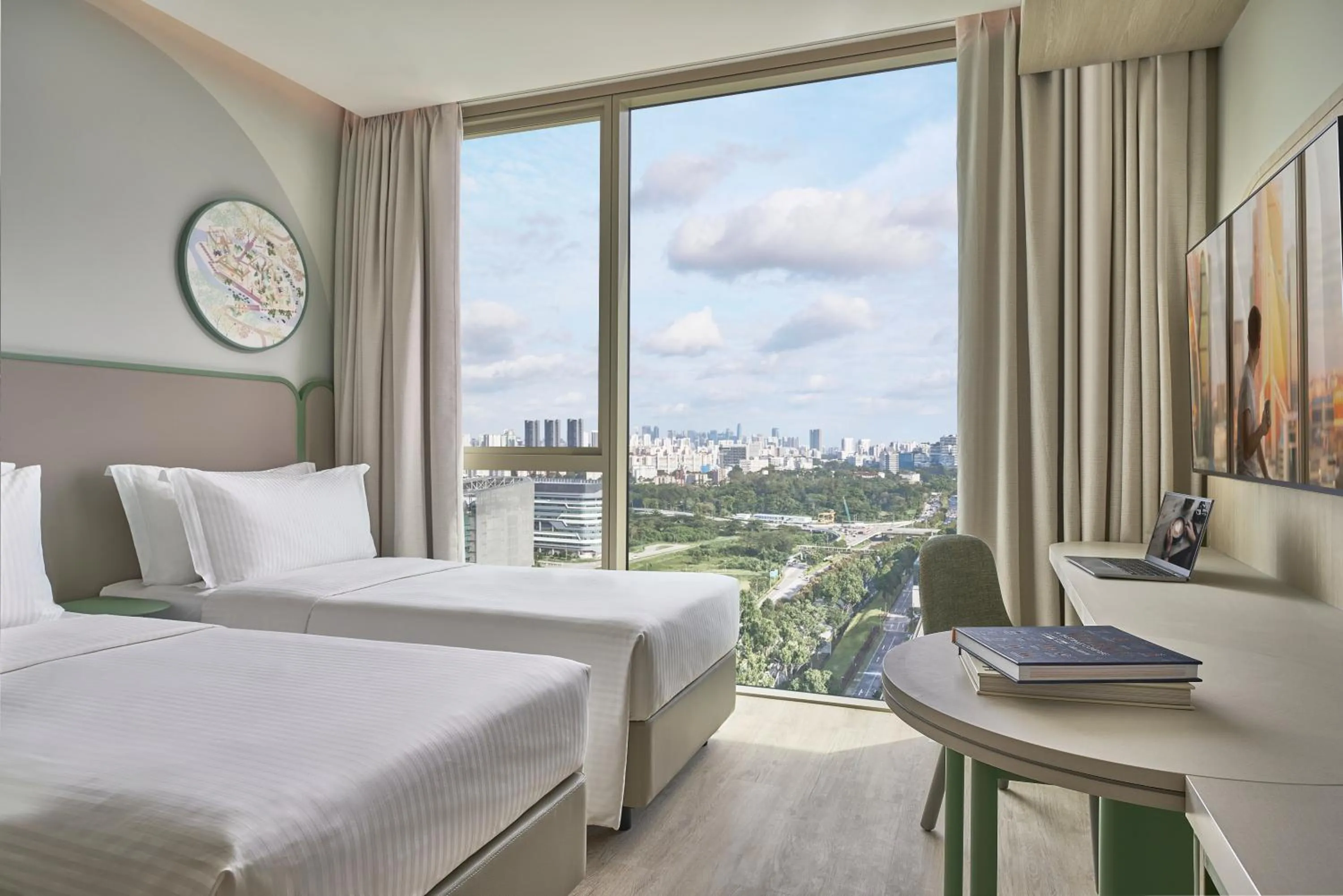 Studio Twin in Citadines Science Park Singapore