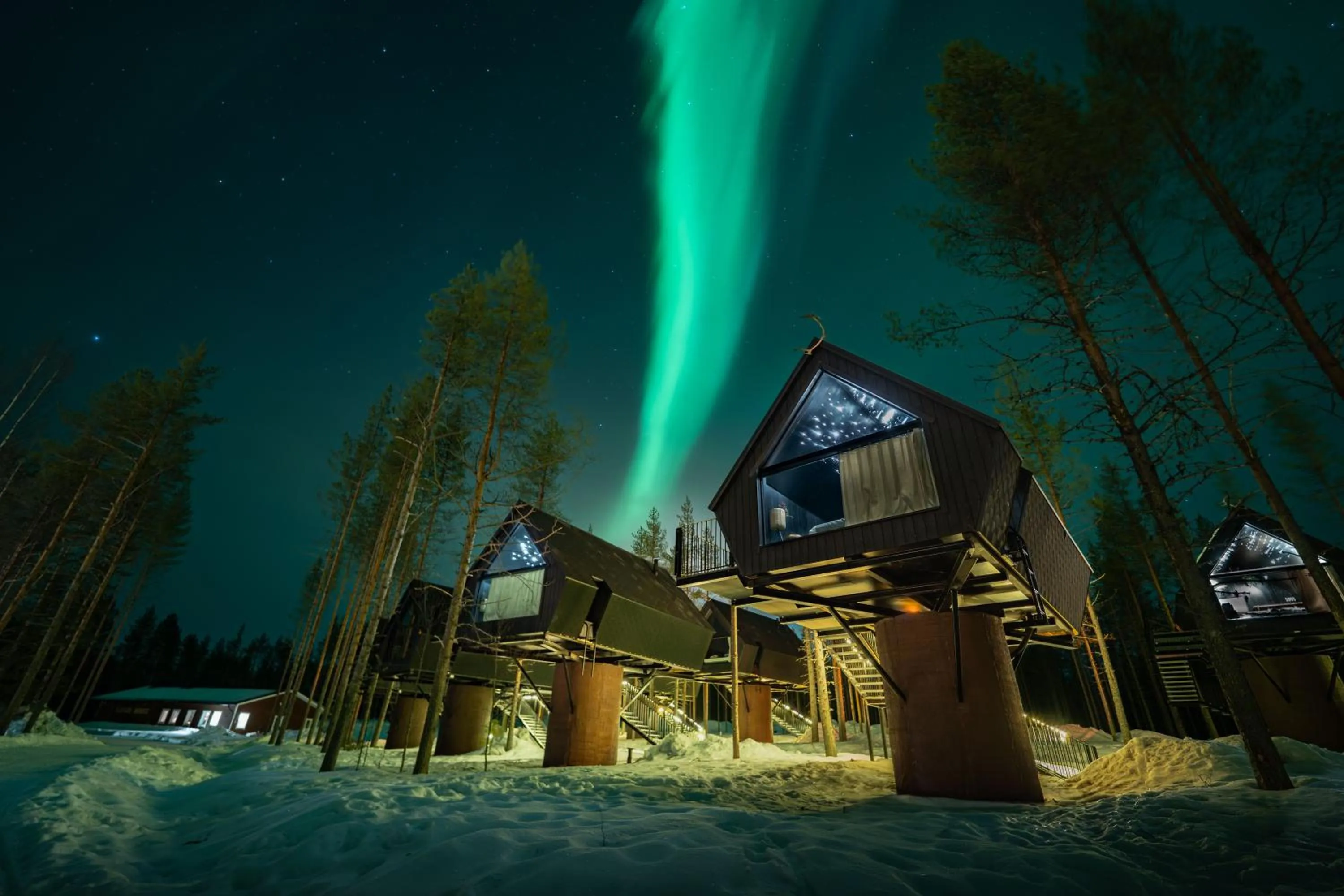 Aurora Treehouse in Aito Igloo & Spa Resort