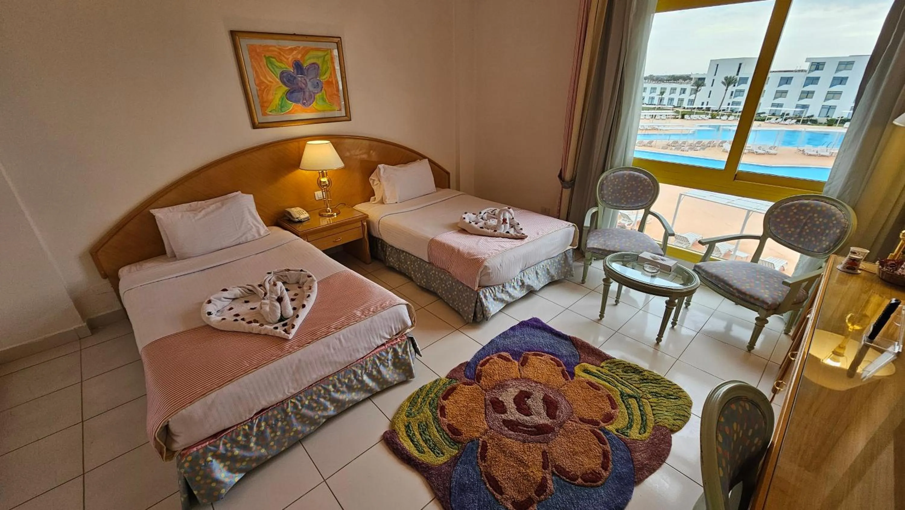 Double or Twin Room with Pool View in Amarina Sun Resort & Aqua Park Sharm El-Sheikh