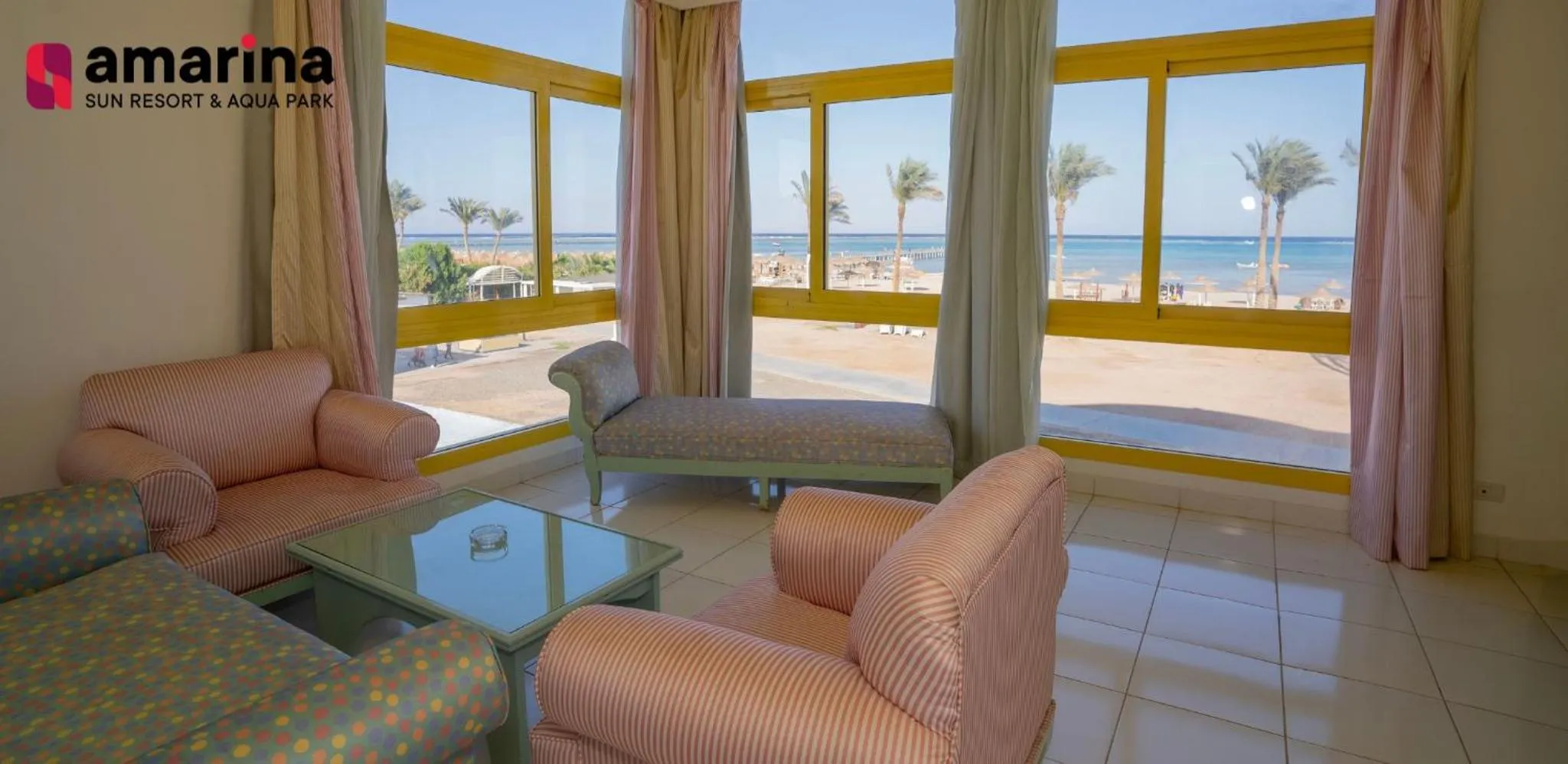 Junior Suite with Sea View in Amarina Sun Resort & Aqua Park Sharm El-Sheikh