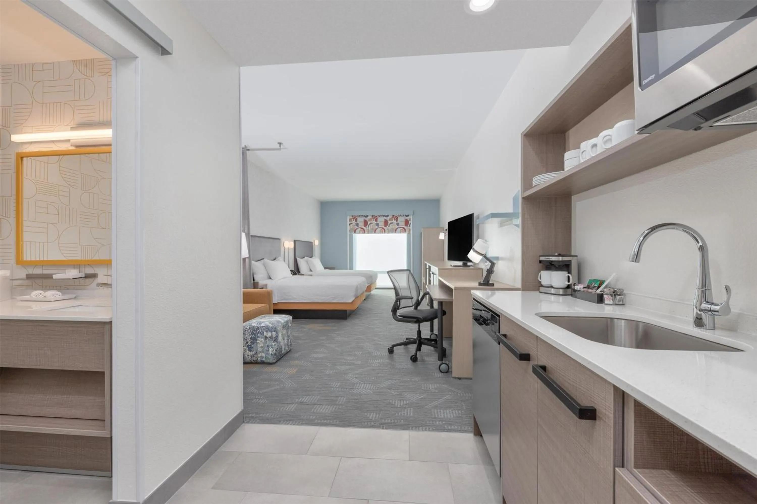 Studio Suite with Two Queen Beds in Home2 Suites By Hilton Paris