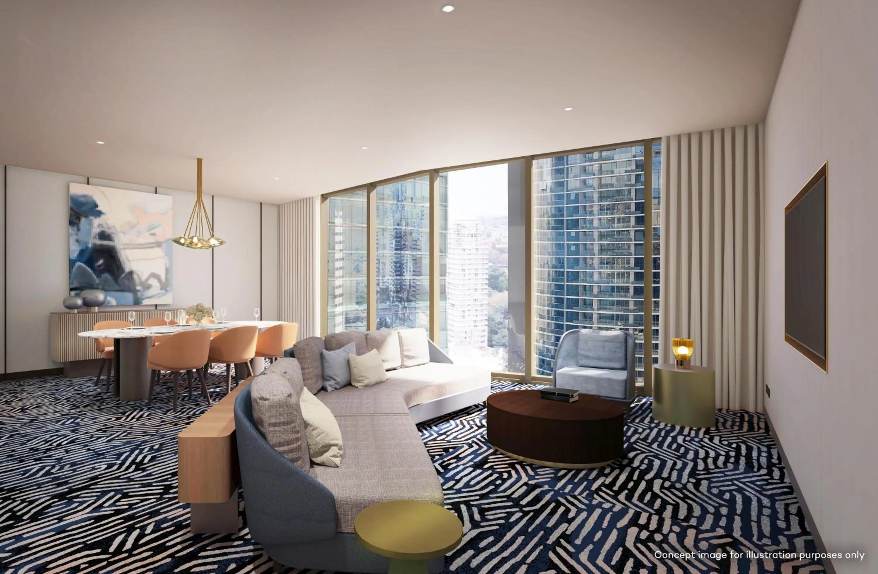 Skyline City Suite in The Star Grand Brisbane