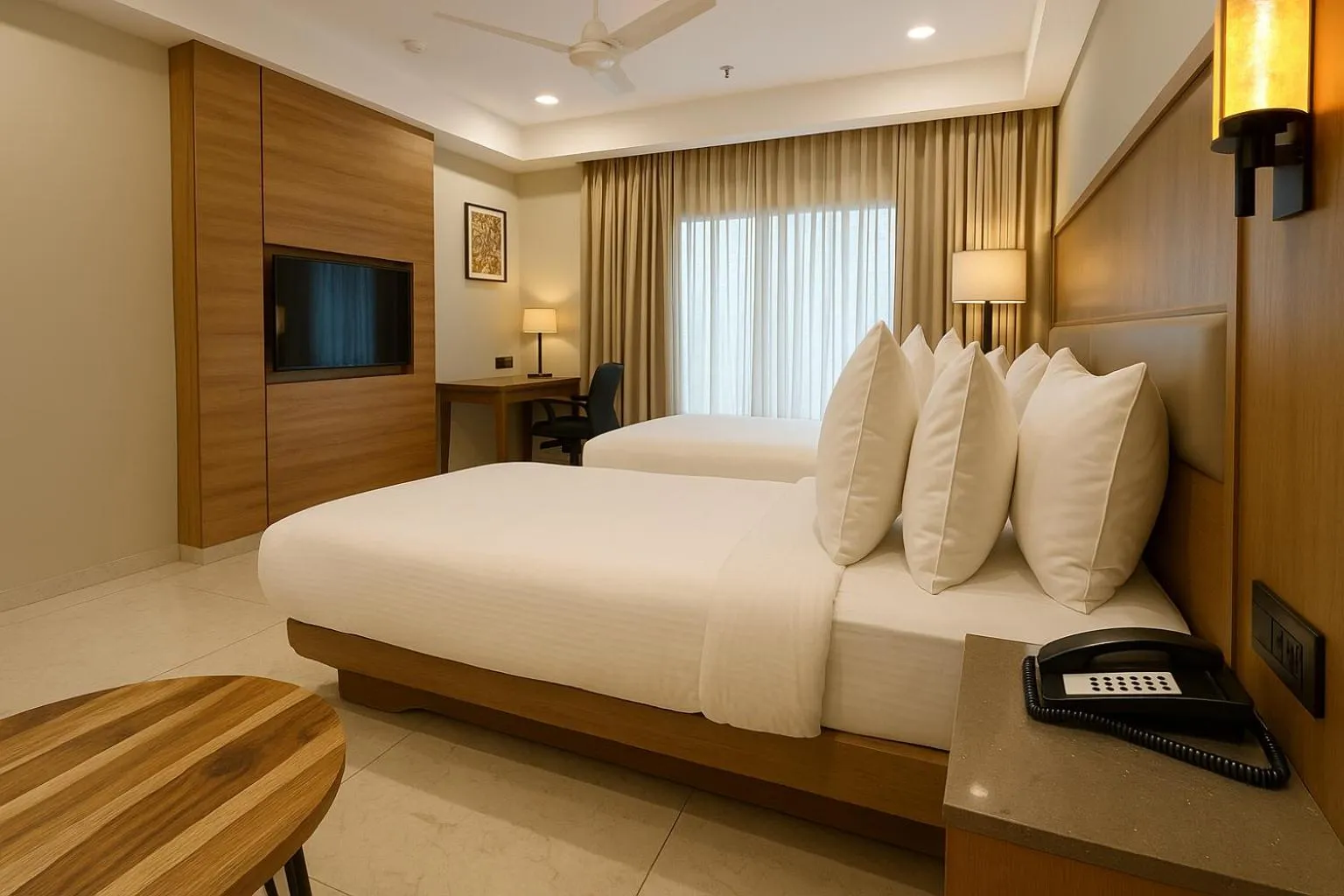 Deluxe Twin Room in The Sky Imperial Hotel Kailash