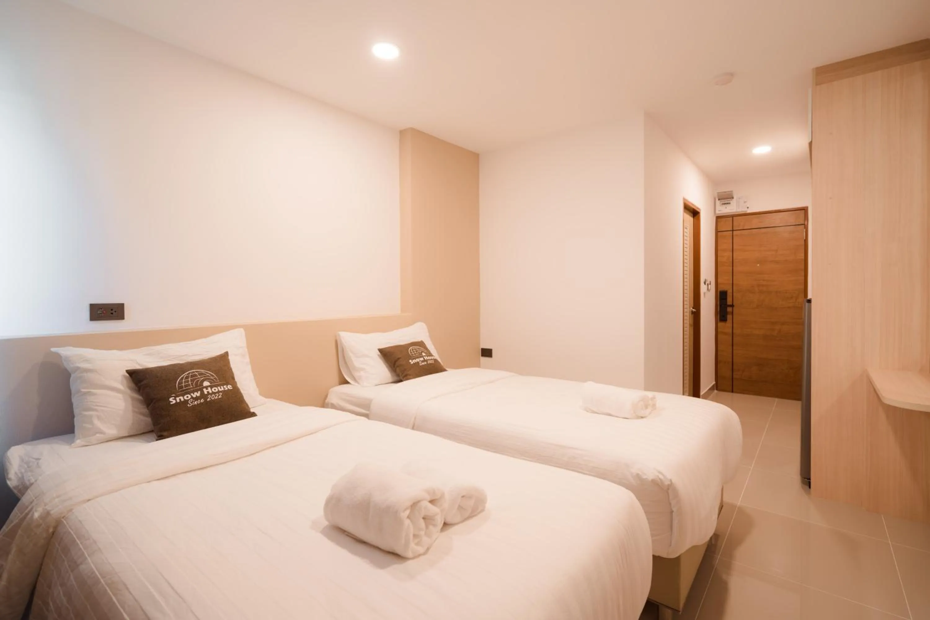 Twin Room with Balcony in SNOW HOUSE Buriram