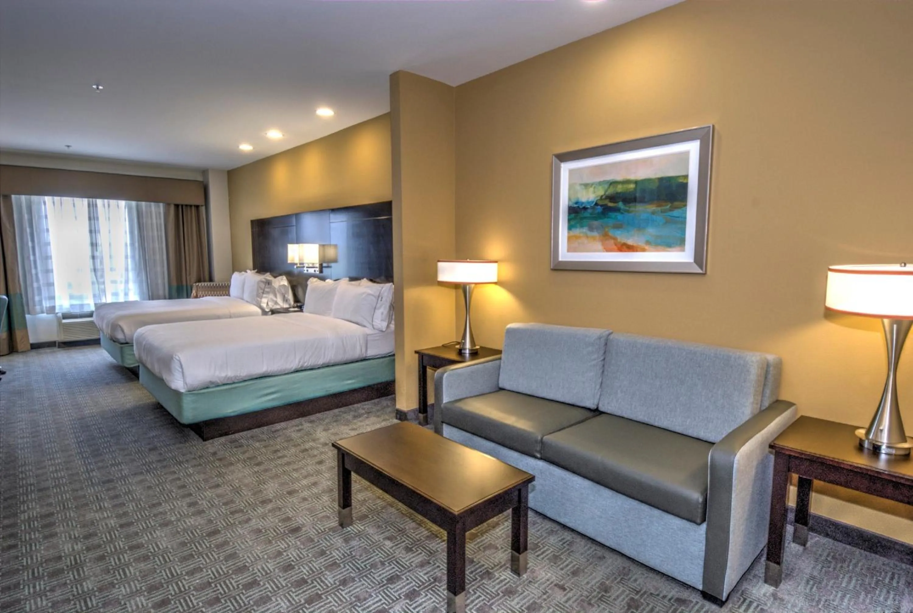 Queen Suite with Two Queen Beds and Sofa Bed in Holiday Inn Express & Suites Austin South by IHG