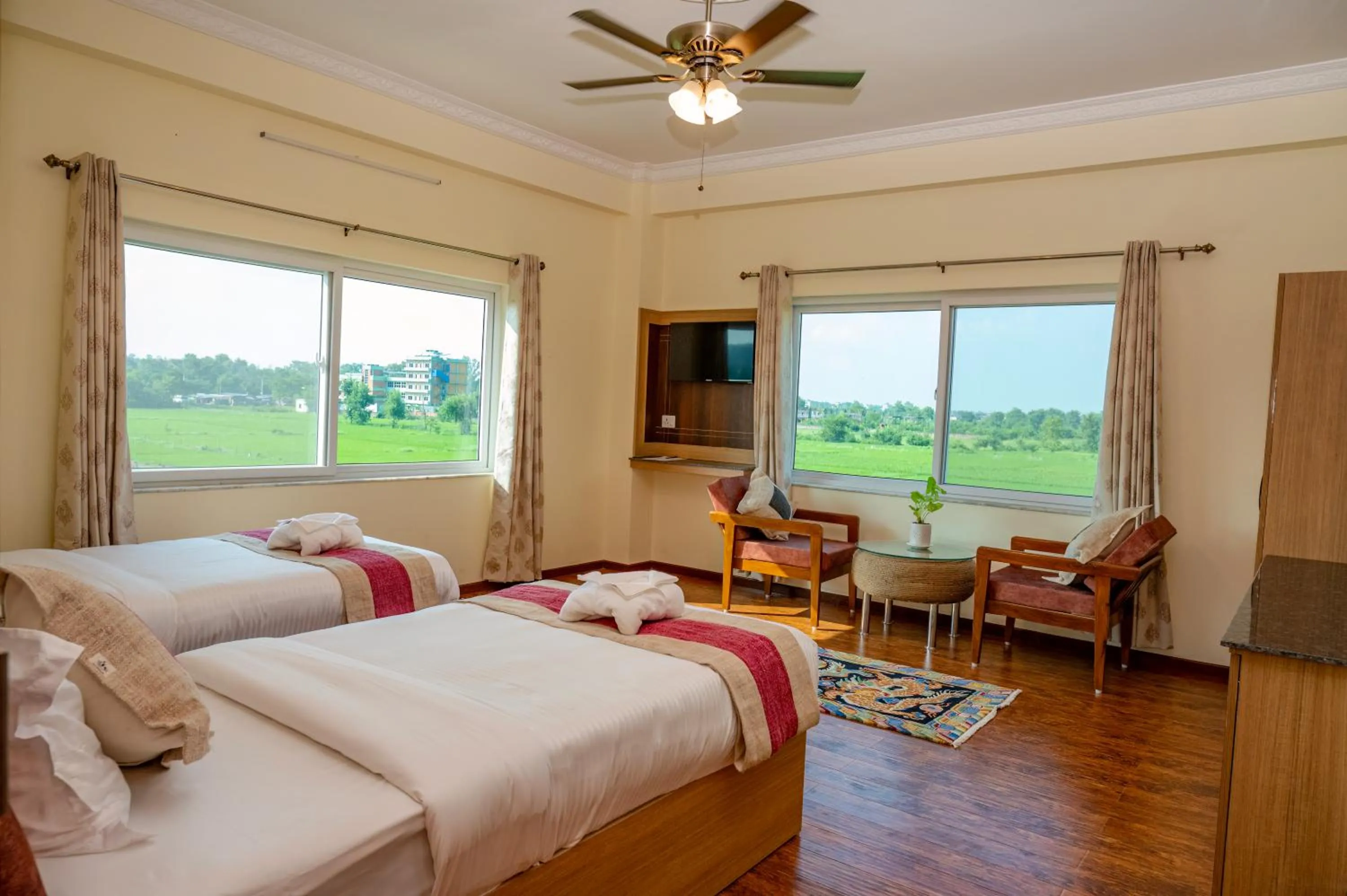 Double Room in Lumbini Five Elements Hotel