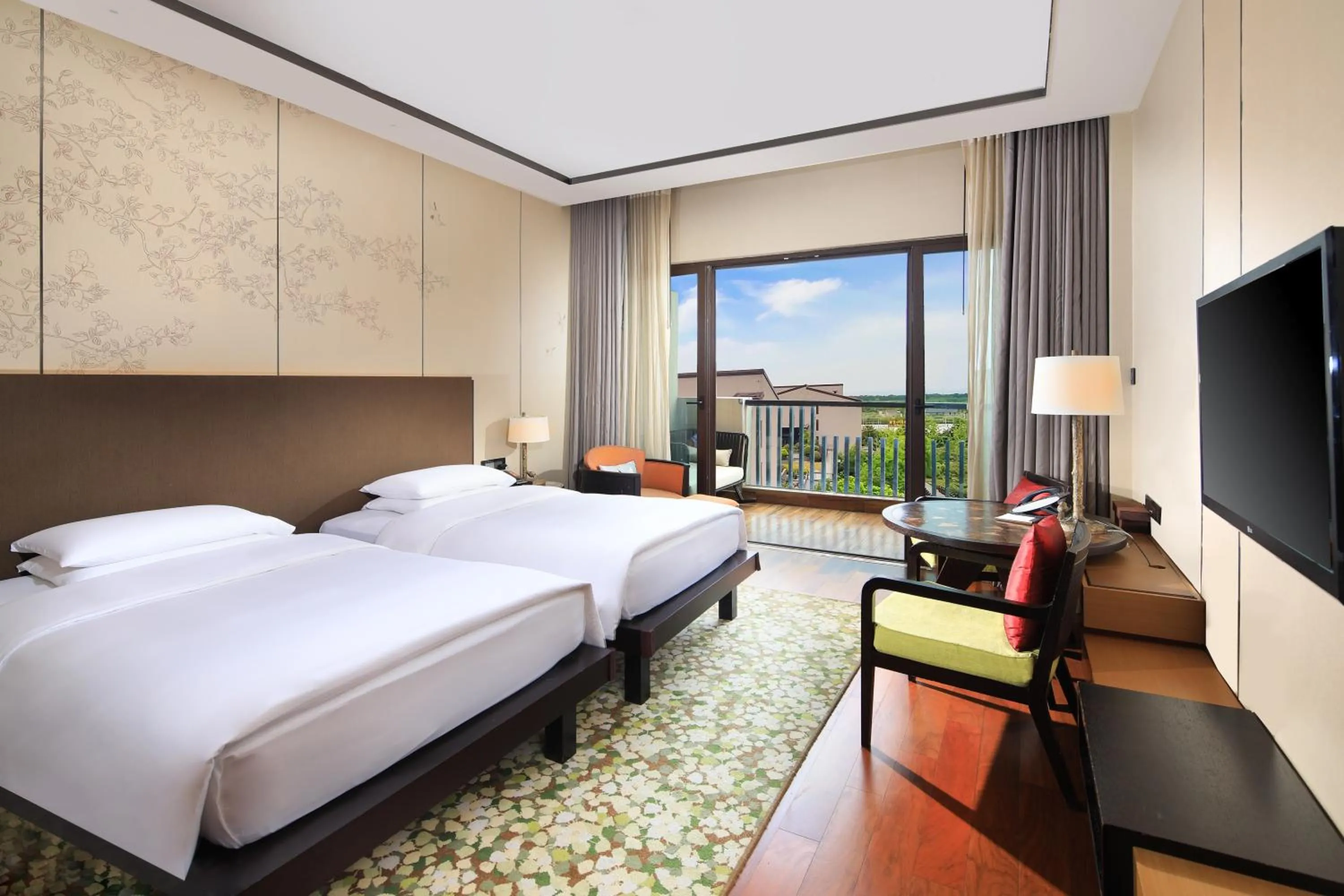 Twin Room with Garden View in Hyatt Regency Chongming