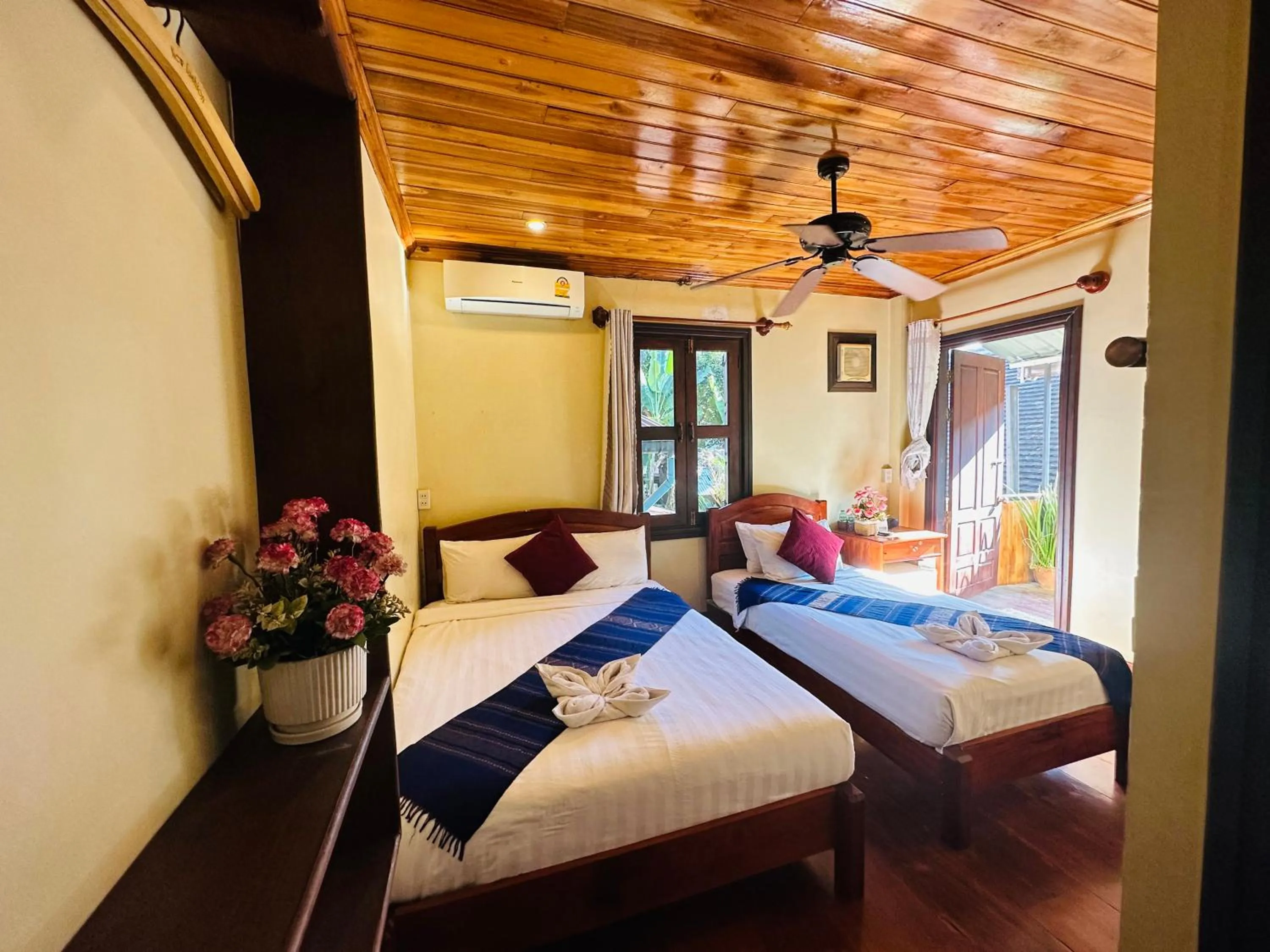 Triple Room with Balcony in Anisa Mekong Riverside Villa