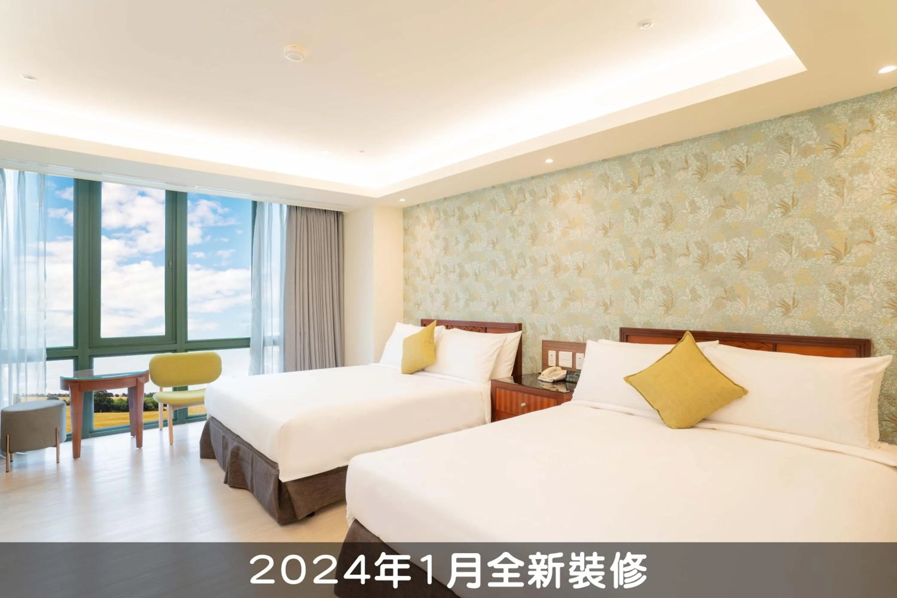 Newly Renovated Deluxe Quadruple Room in Formosan Naruwan Hotel