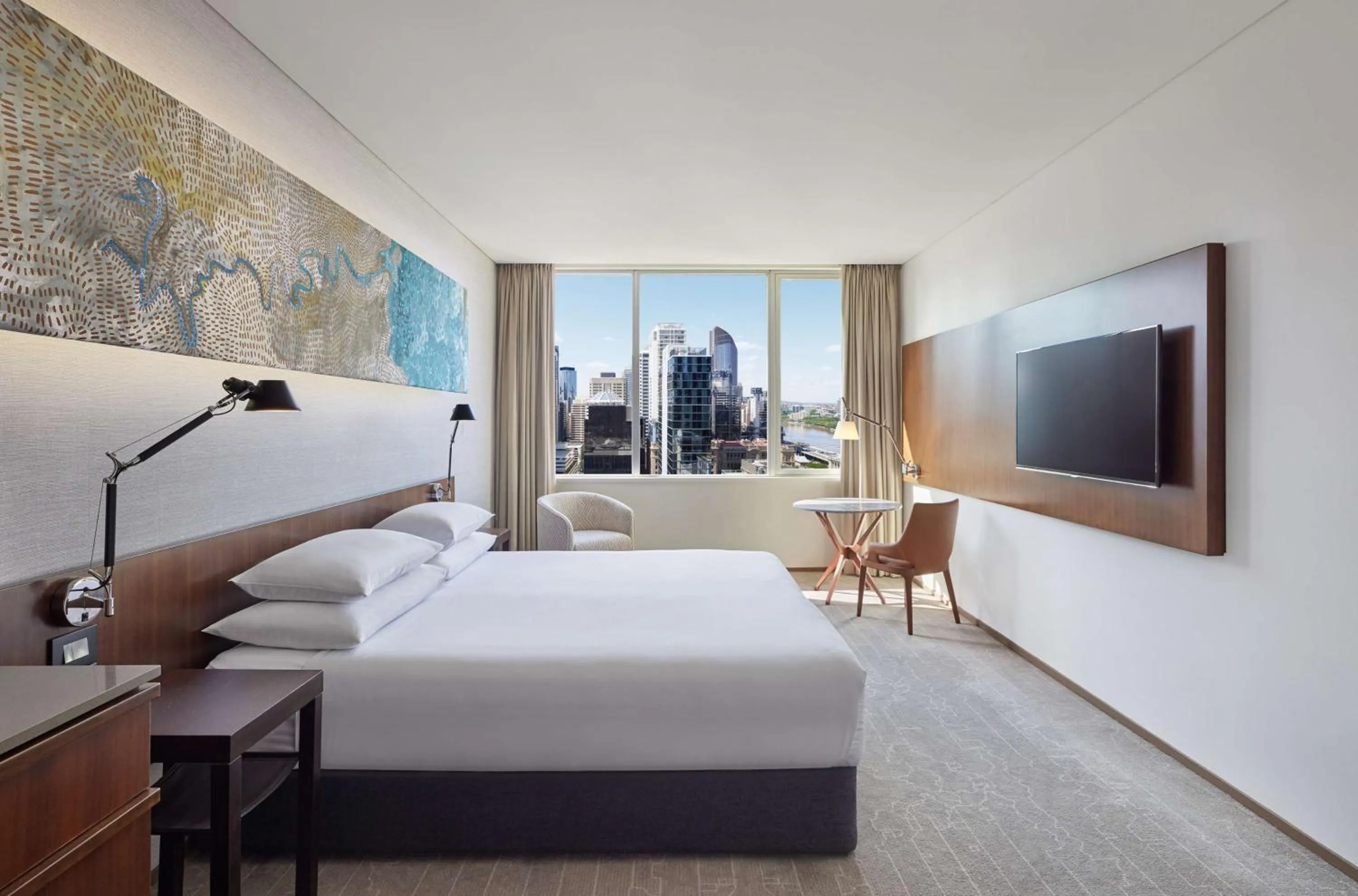 King Room with River View in Hyatt Regency Brisbane