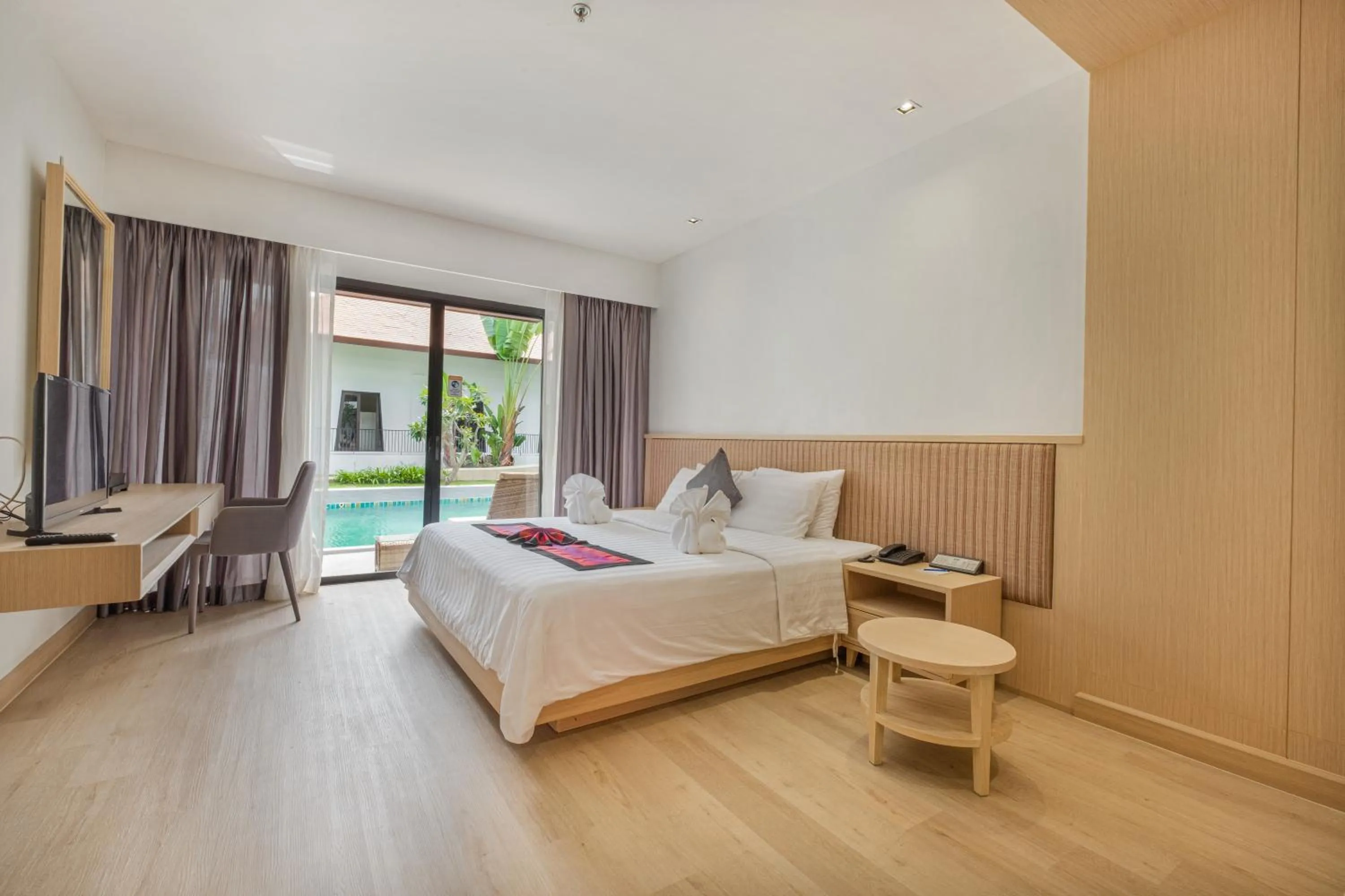 Twin Room with Pool View in Estella Phuket Mai Khao Beach Resort