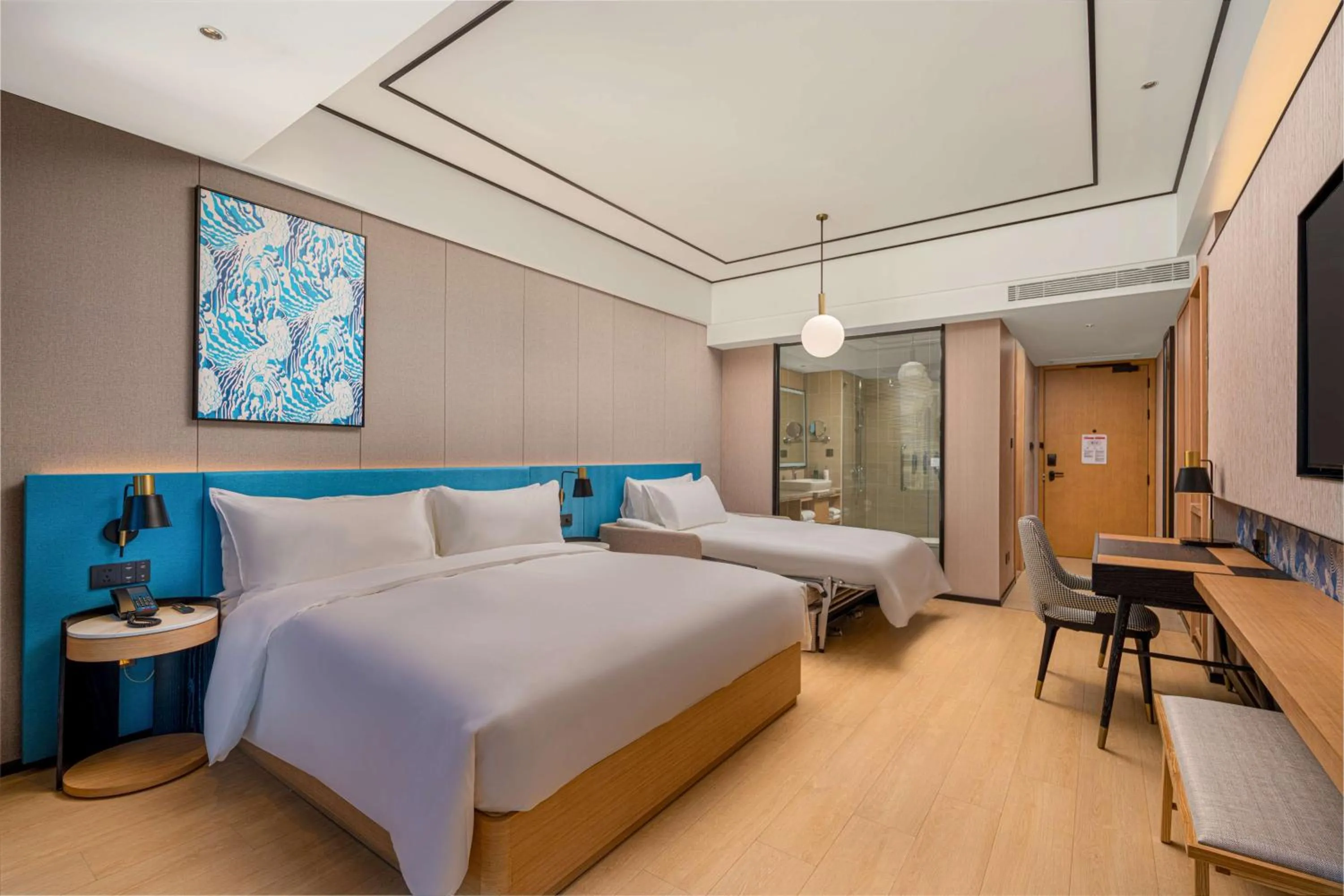 King Room with Sofa Bed in Hilton Garden Inn Nantong Haohe Scenic Area