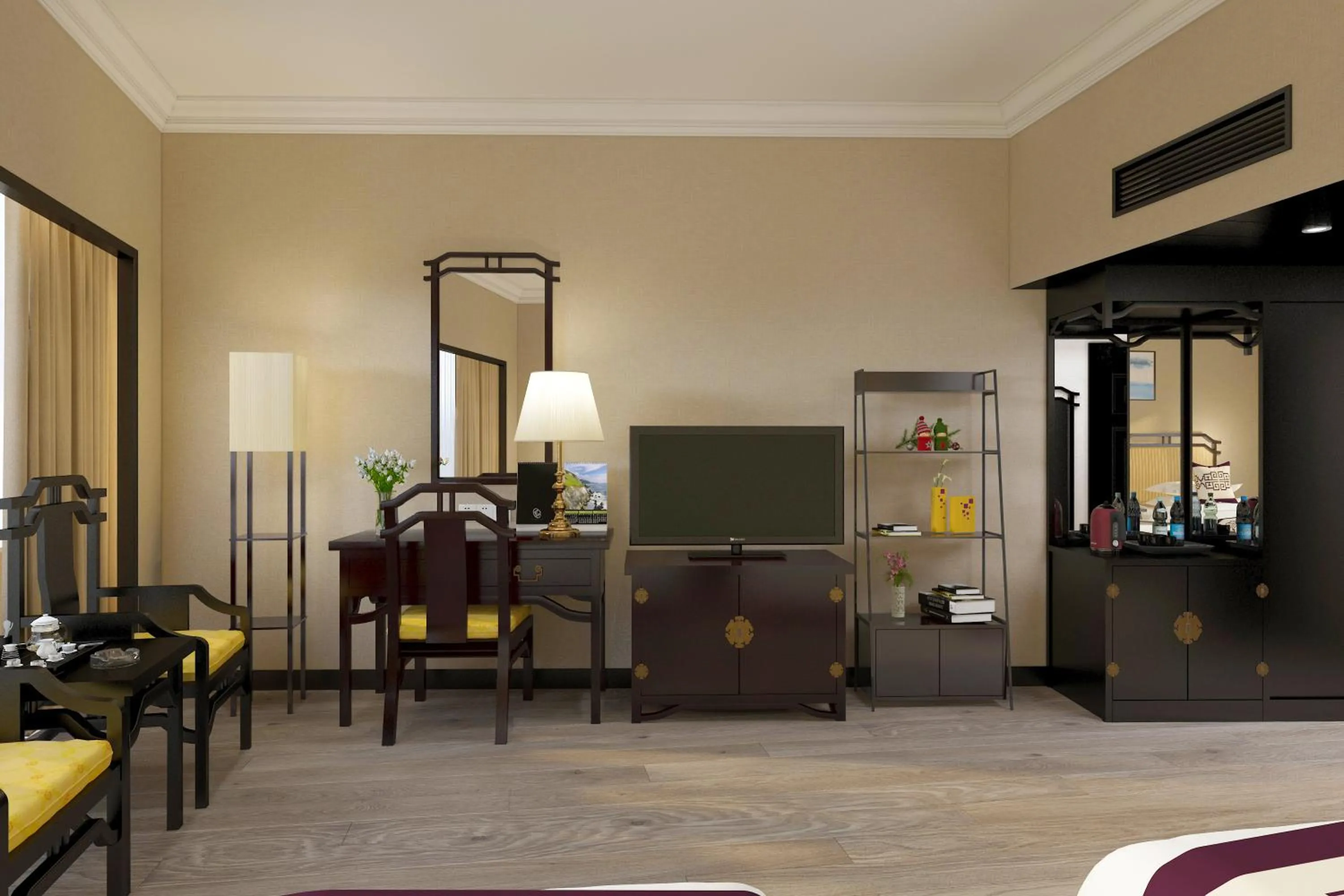 Superior Twin Room in Yindo Jasper Hotel Zhuhai