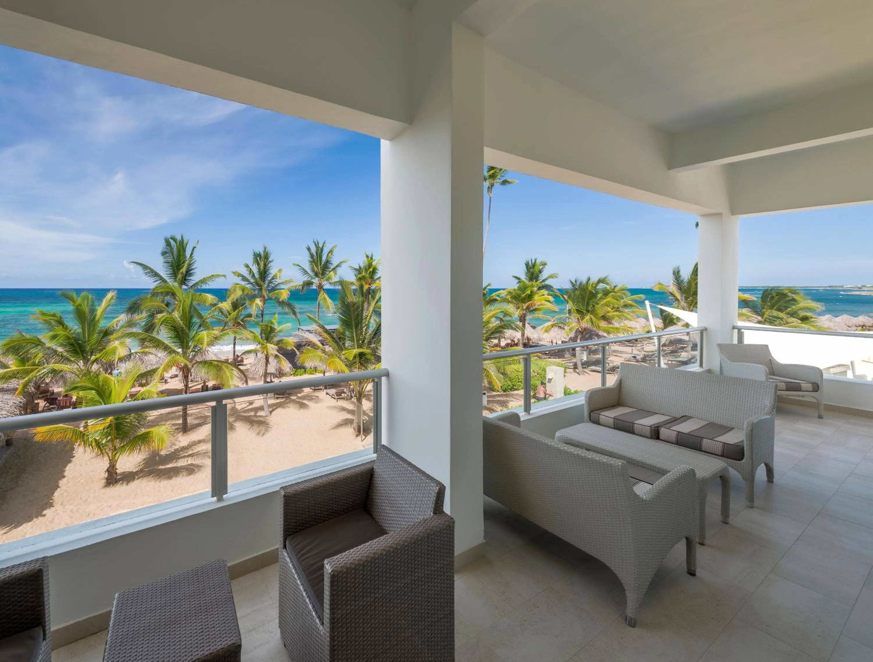 Luxury Presidential Ocean Front Terrace One Bedroom Suite Diamond Club in Royalton CHIC Punta Cana, An Autograph Collection All-Inclusive Resort & Casino, Adults Only