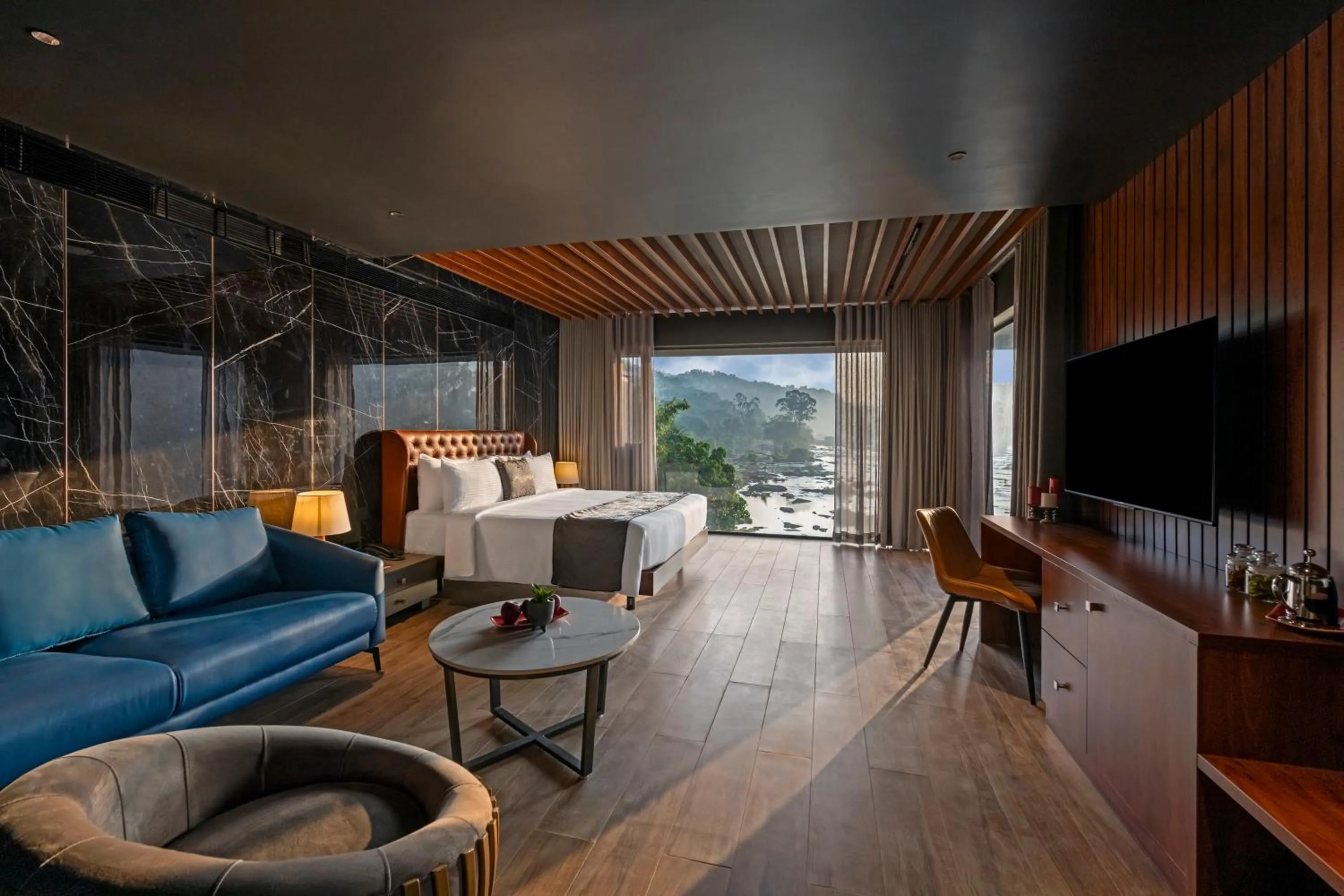 Waterfall View Indulge suite With Balcony in Sterling Athirappilly