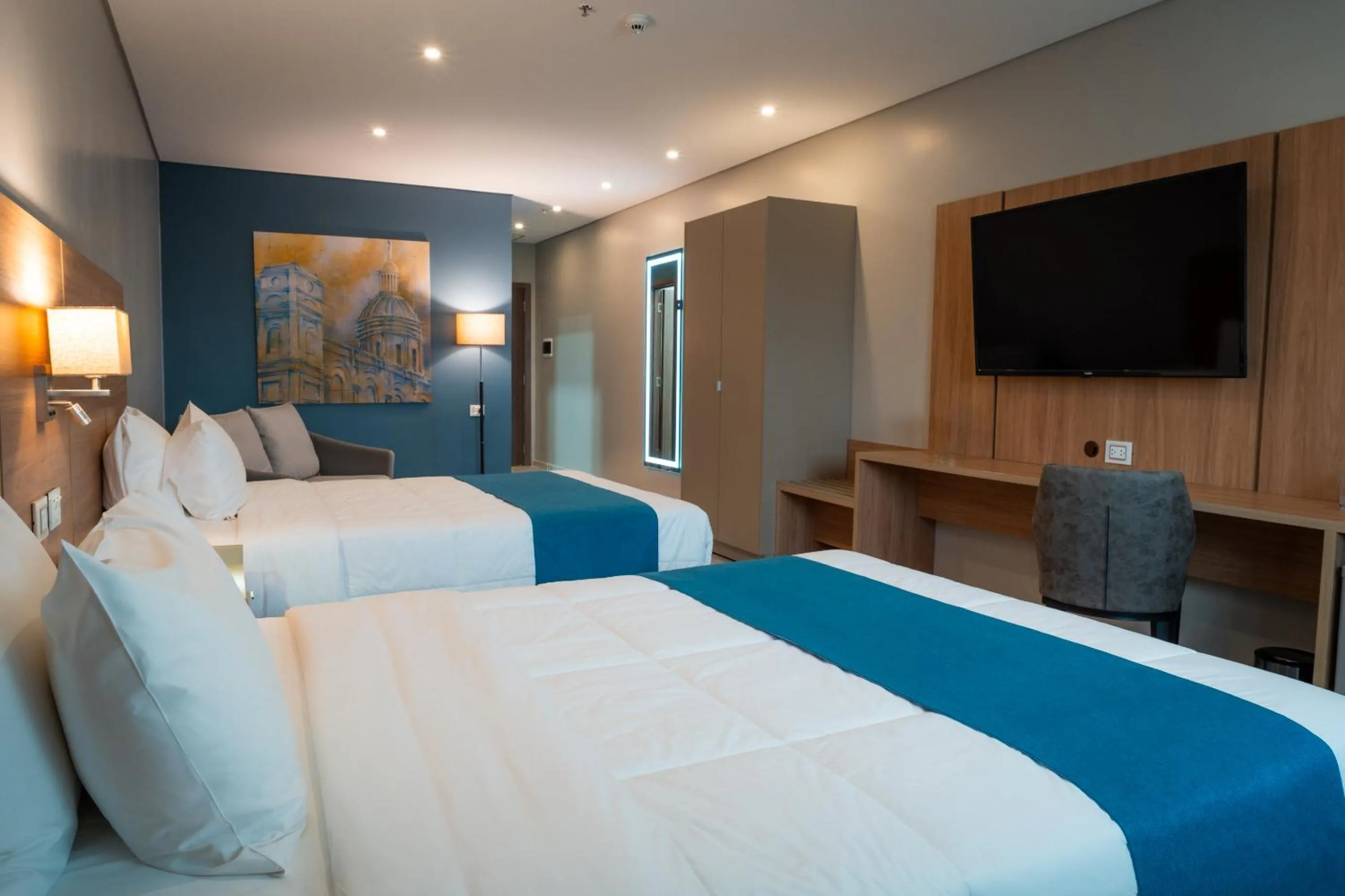 Standard Double Room with Two Double Beds - Non-Smoking in Tryp by Wyndham Asuncion