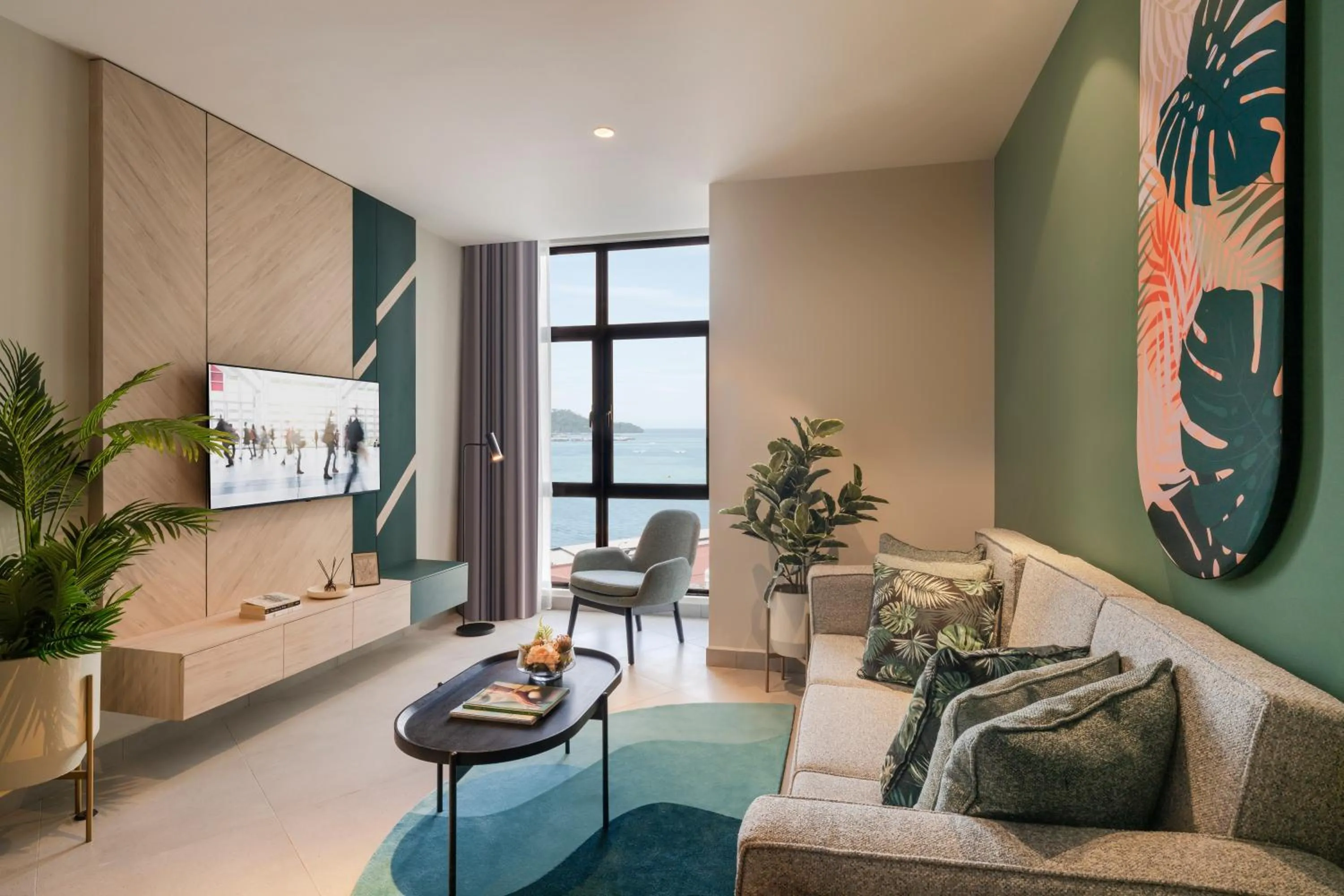 One Bedroom Premier King with Seaview in Citadines Waterfront Kota Kinabalu