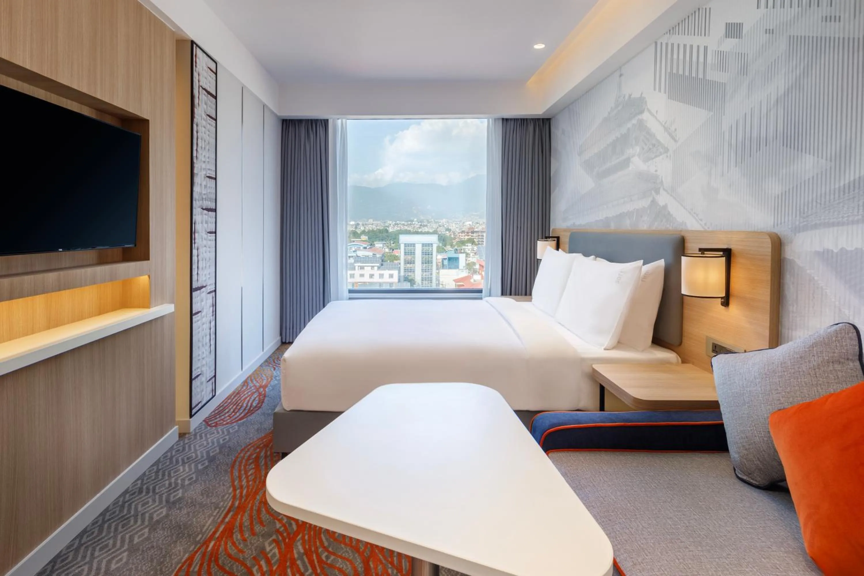 Standard Queen Room with Mountain View in Holiday Inn Express Kathmandu Naxal by IHG