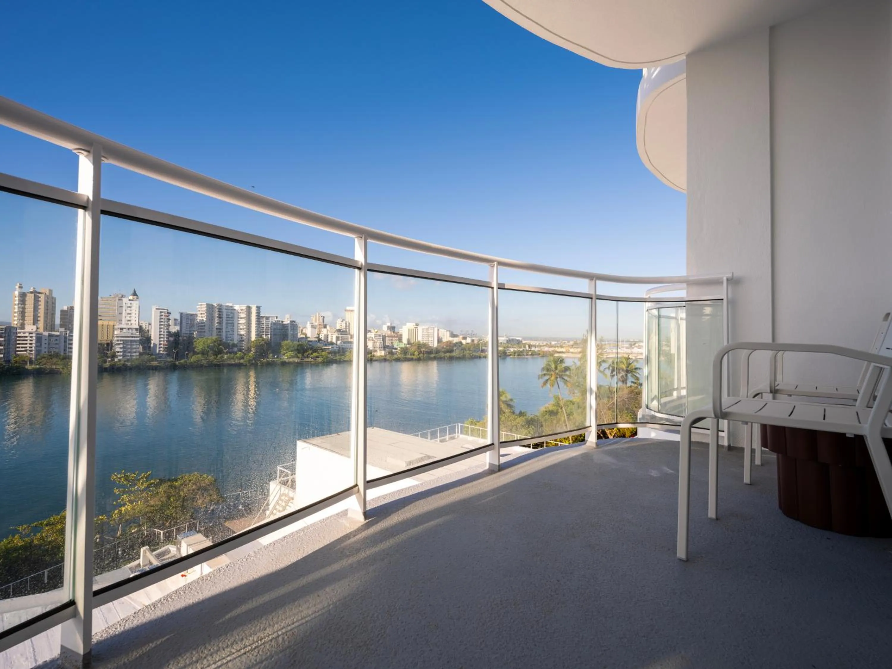Deluxe Queen Room with Two Queen Beds and Balcony - Bay View in Hilton Garden Inn San Juan Condado