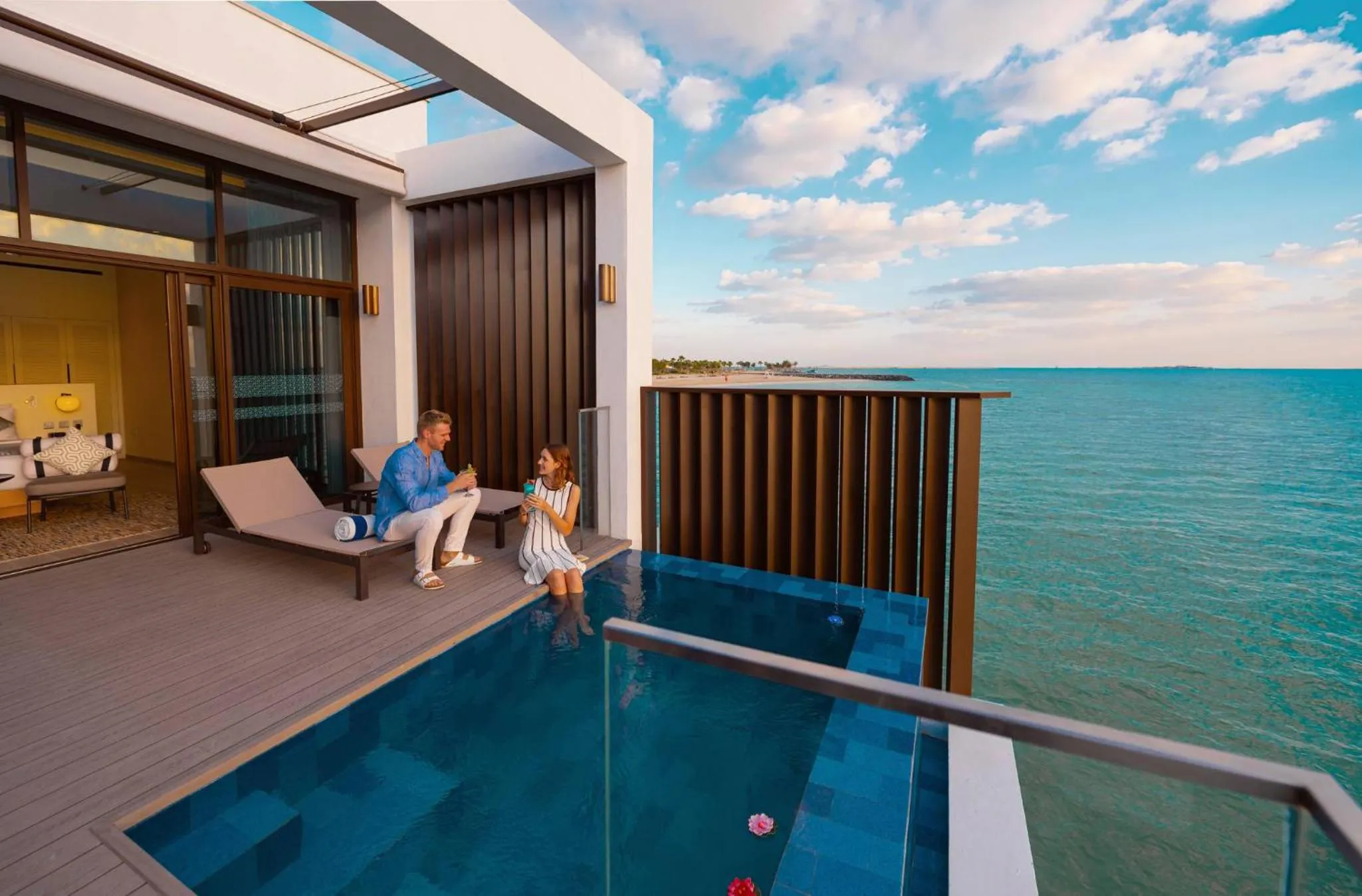 One Bedroom Over Water Villa in Bab Al Nojoum Hudayriyat Villas