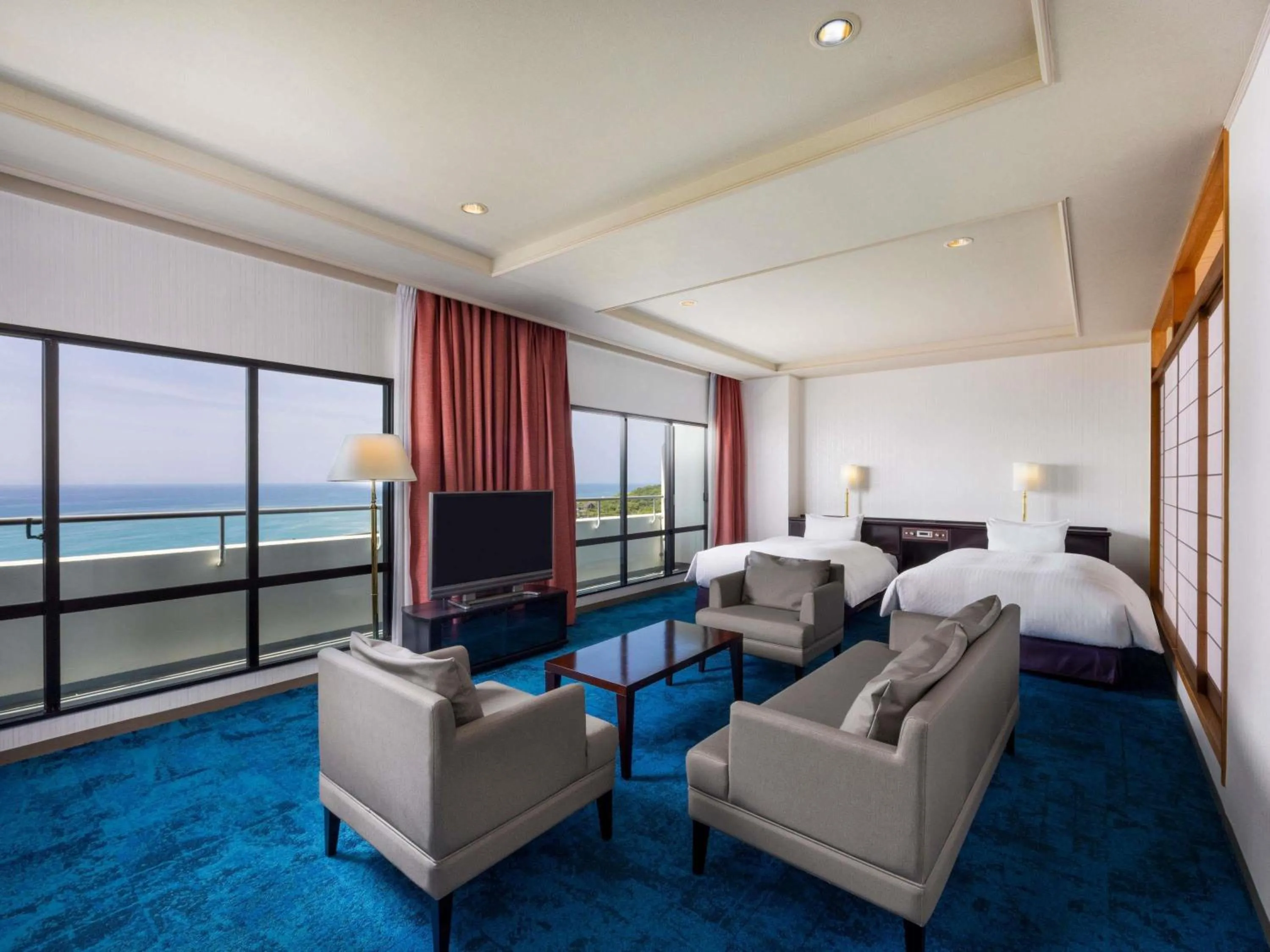 Japanese-Western Style Classic Junior Suite with Mountain View in Mercure Kochi Tosa Resort & Spa