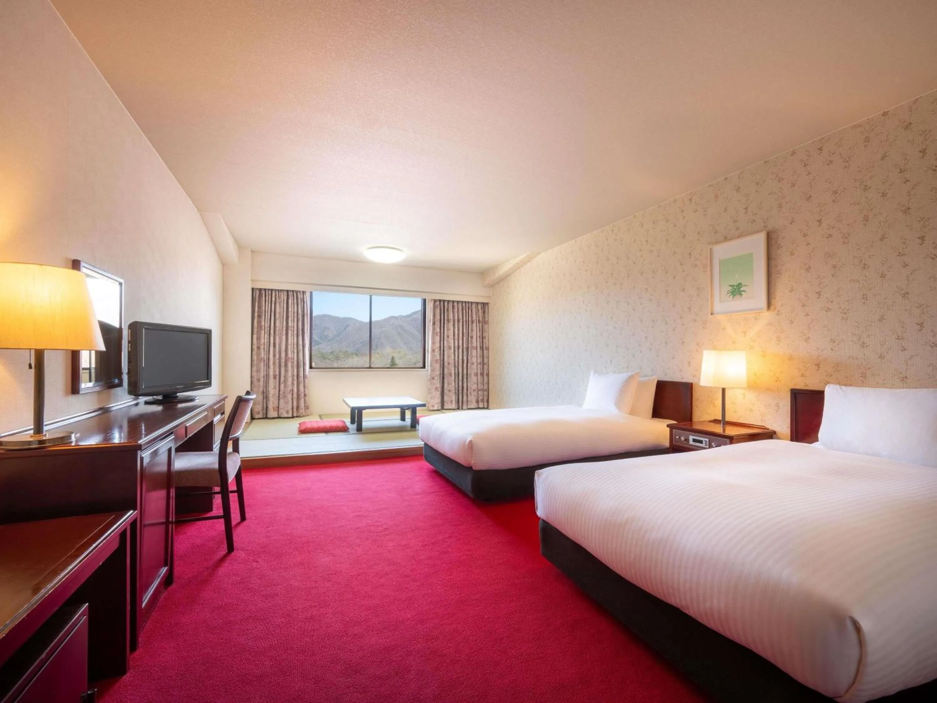 Japanese Style Classic Room with Two Single Beds and Three Futon Beds  in Mercure Urabandai Resort & Spa