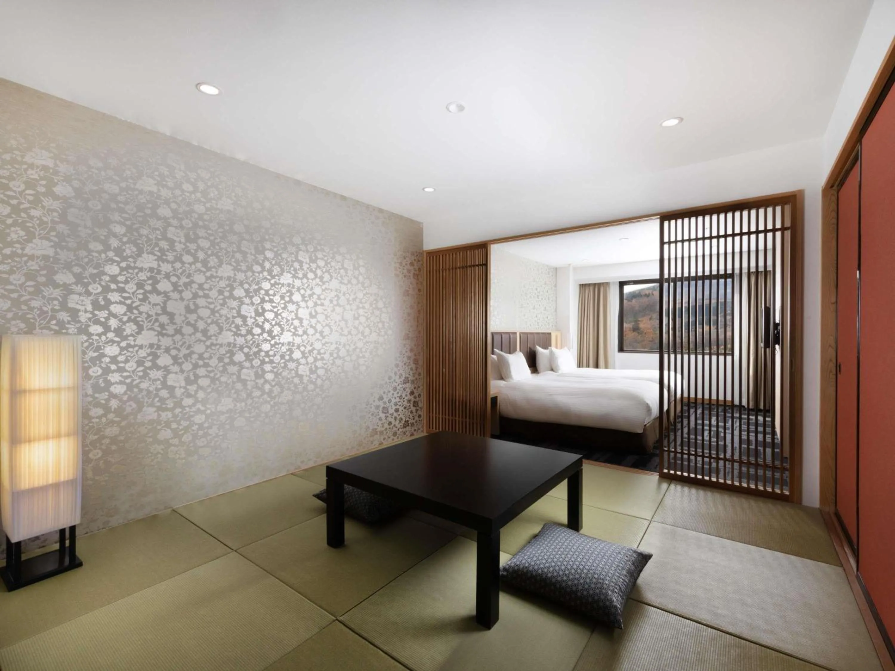 Japanese-Western Style Privilege Junior Suite with Two Single Beds and Three Futon Beds  in Mercure Miyagi Zao Resort & Spa