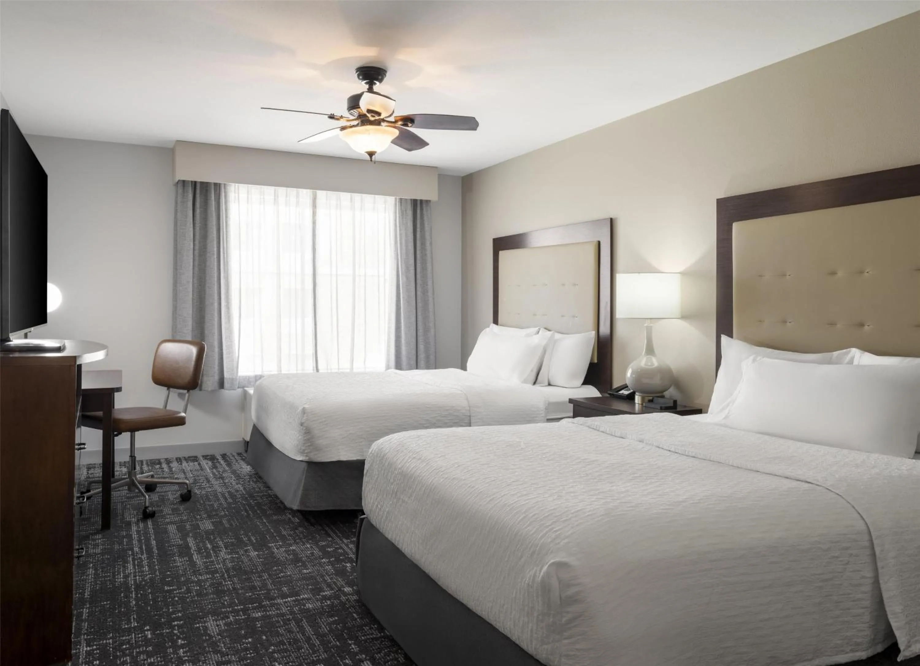 Suite with Two Queen Beds and Tub - Mobility and Hearing Access in Homewood Suites by Hilton Akron/Fairlawn