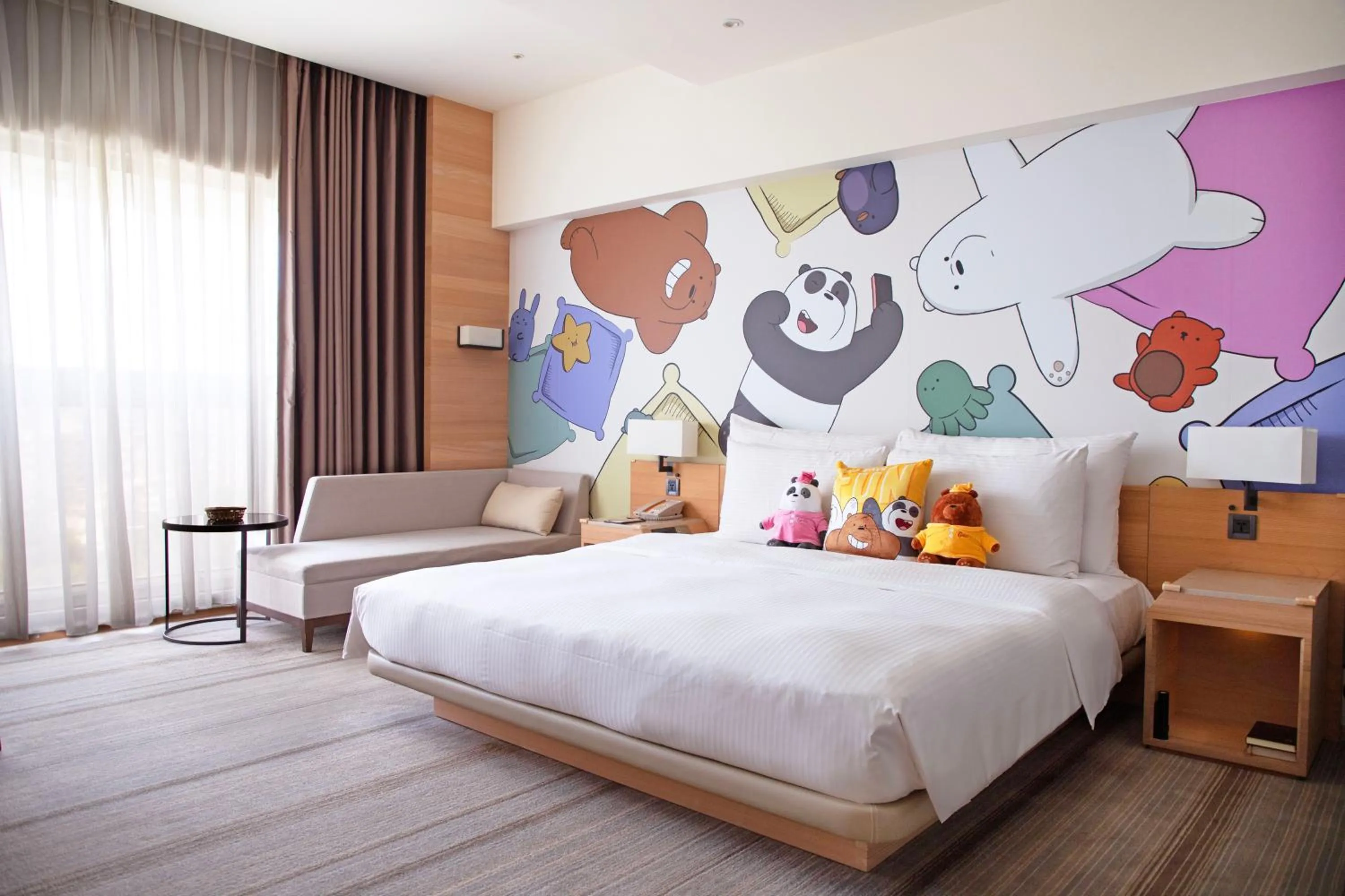 Cartoon Network Comfort King Room in Hotel COZZI Ximen Tainan