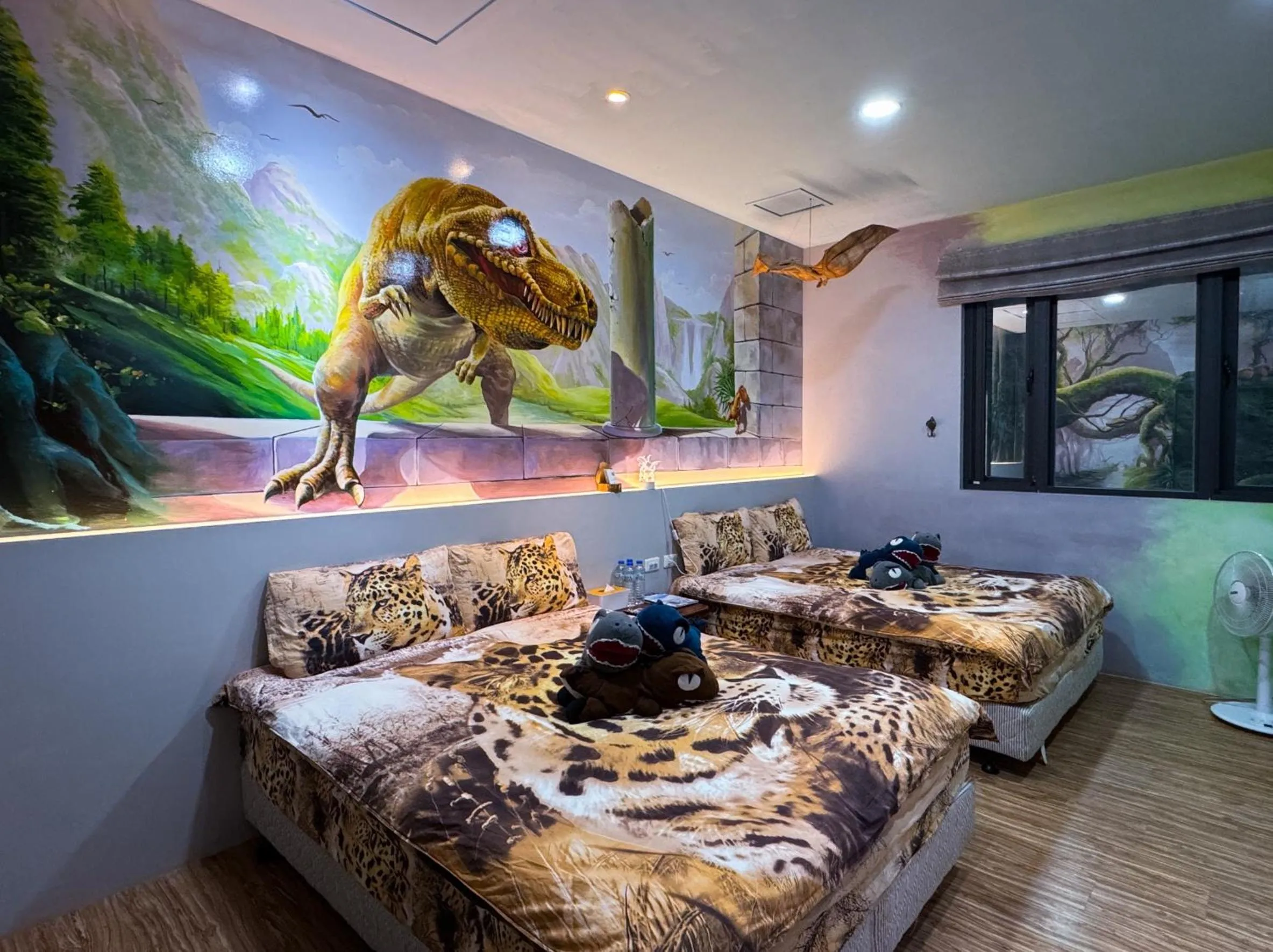 Deluxe Quadruple Room in 3D Sunflower Embossed B&B