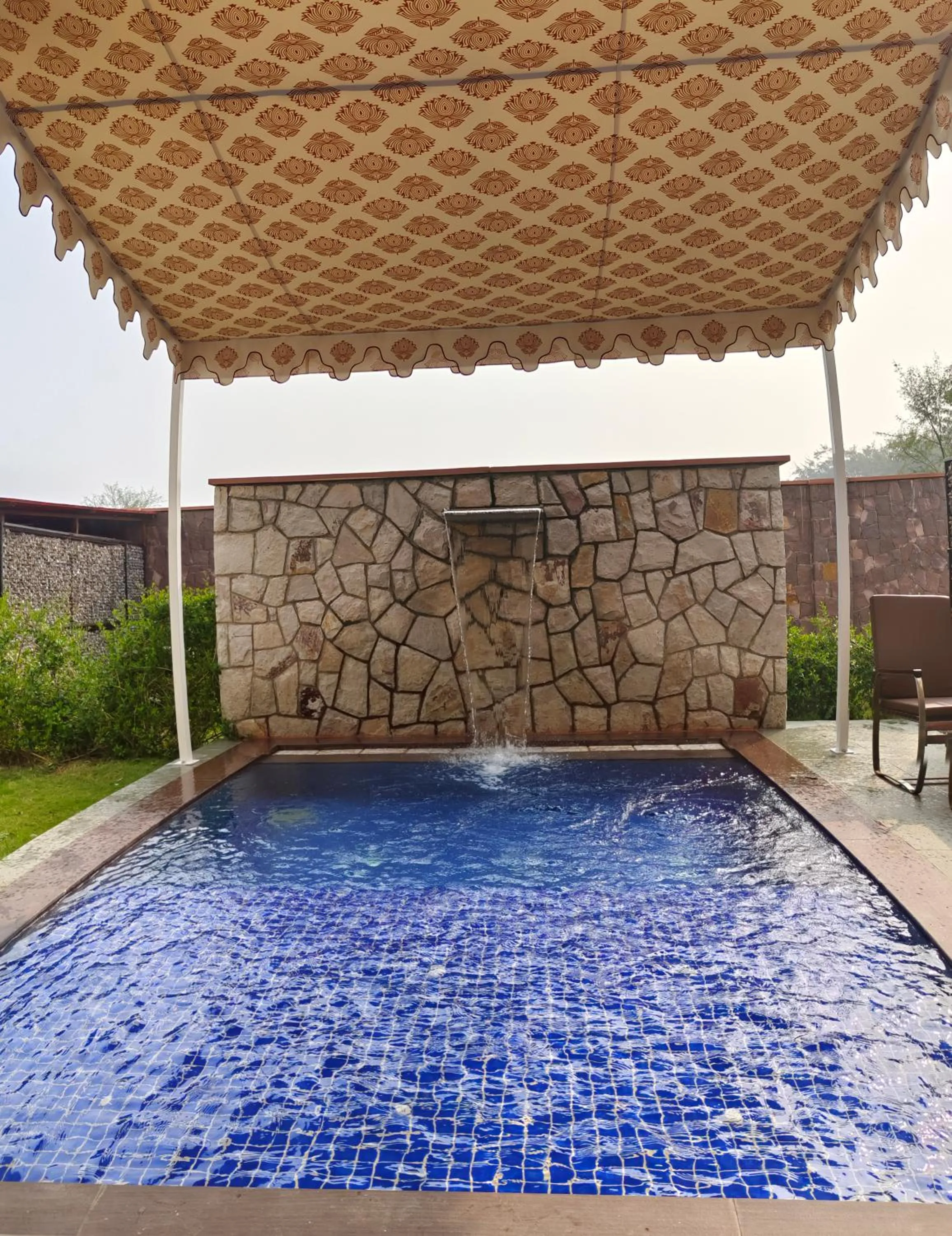 Luxury Twin Room with Plunge Pool - single occupancy in Bookmark Resorts, Jogi Mahal, Ranthambore