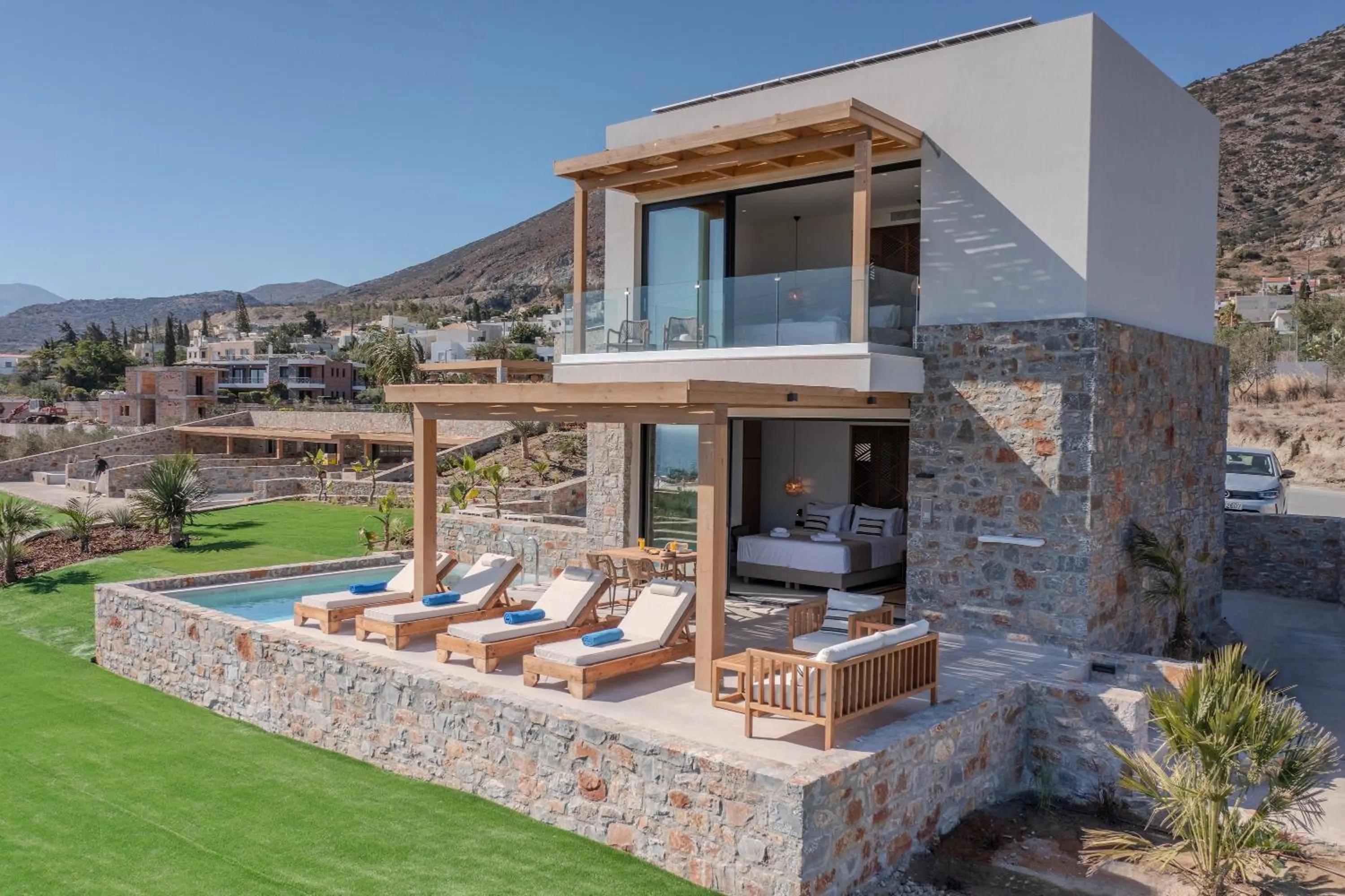 Deluxe Two-Story Suite with Private Heated Pool in Deos Luxury Suites - Adults Only