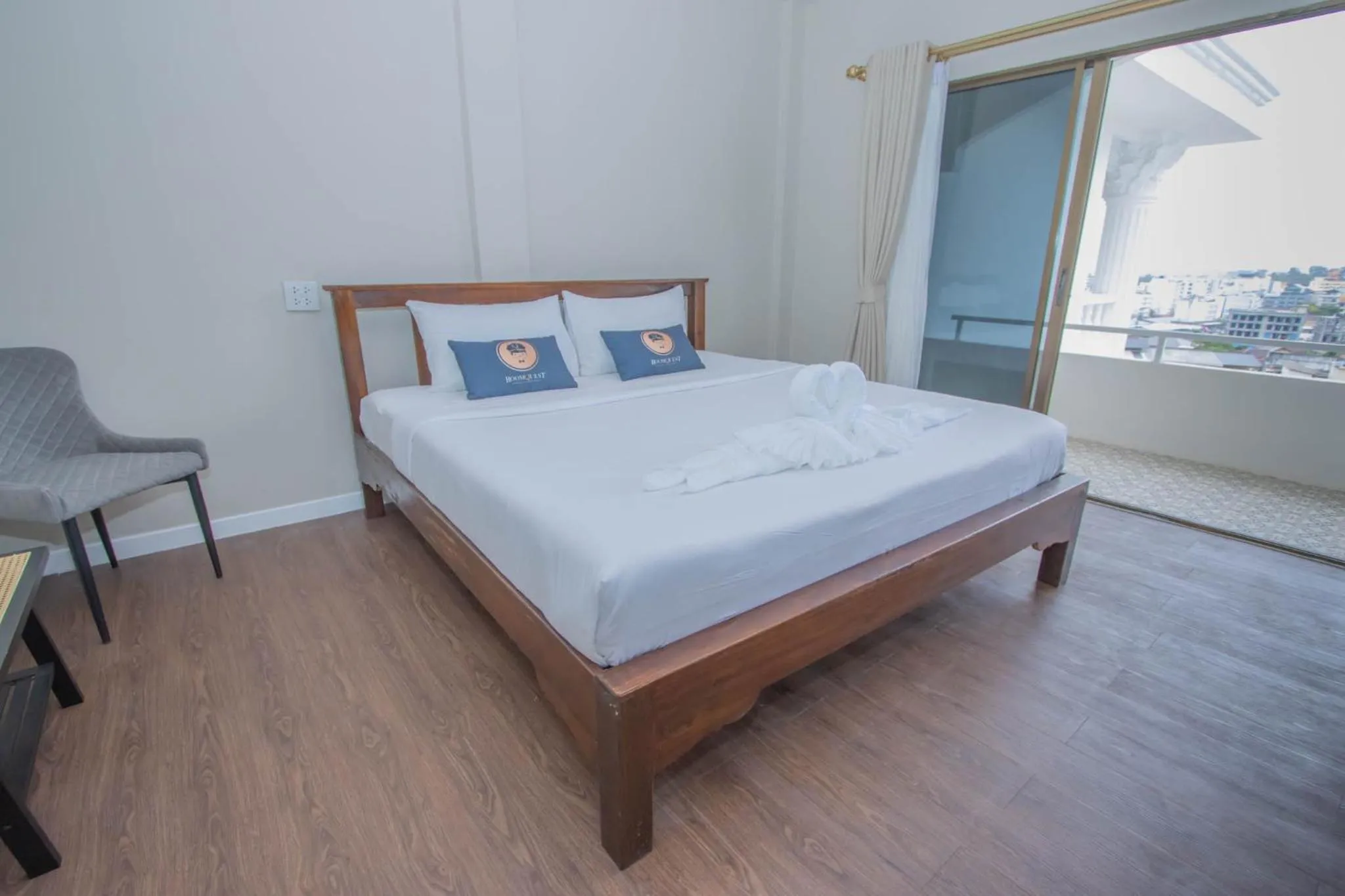 Double Room with Pool View in RoomQuest The Peak Patong Hill