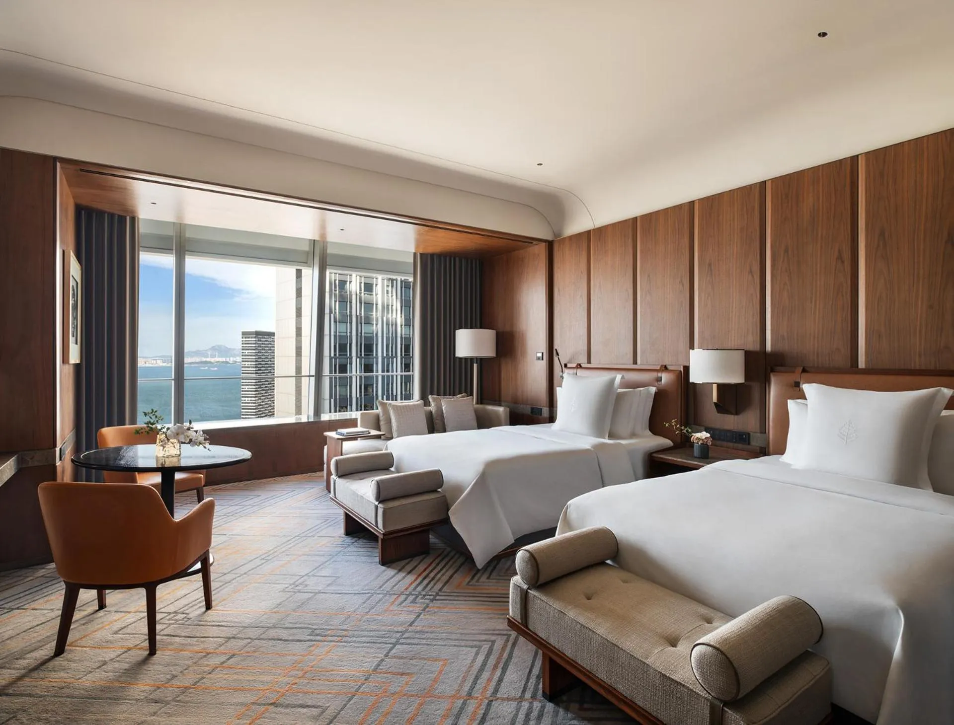 Deluxe Ocean View Room Twins in Four Seasons Hotel Dalian